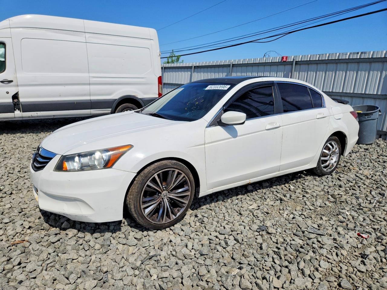 2011 Honda Accord Exl White vin: 1HGCP2F85BA126256