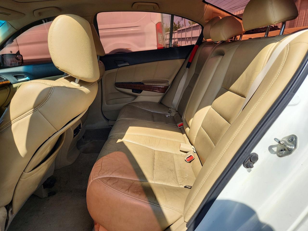2011 Honda Accord Exl White vin: 1HGCP2F85BA126256