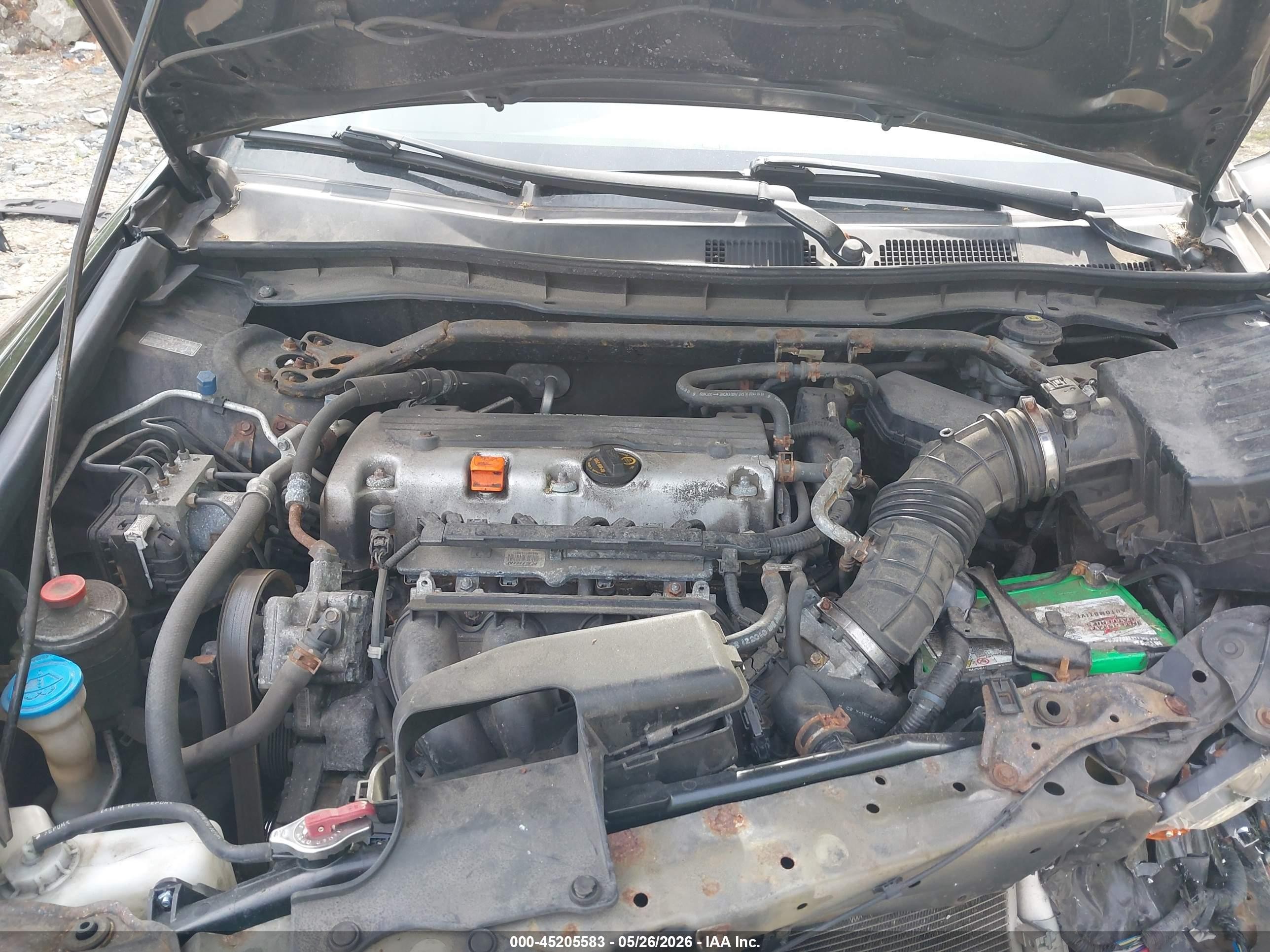 2011 Honda Accord 2.4 Ex-l Black vin: 1HGCP2F85BA126600