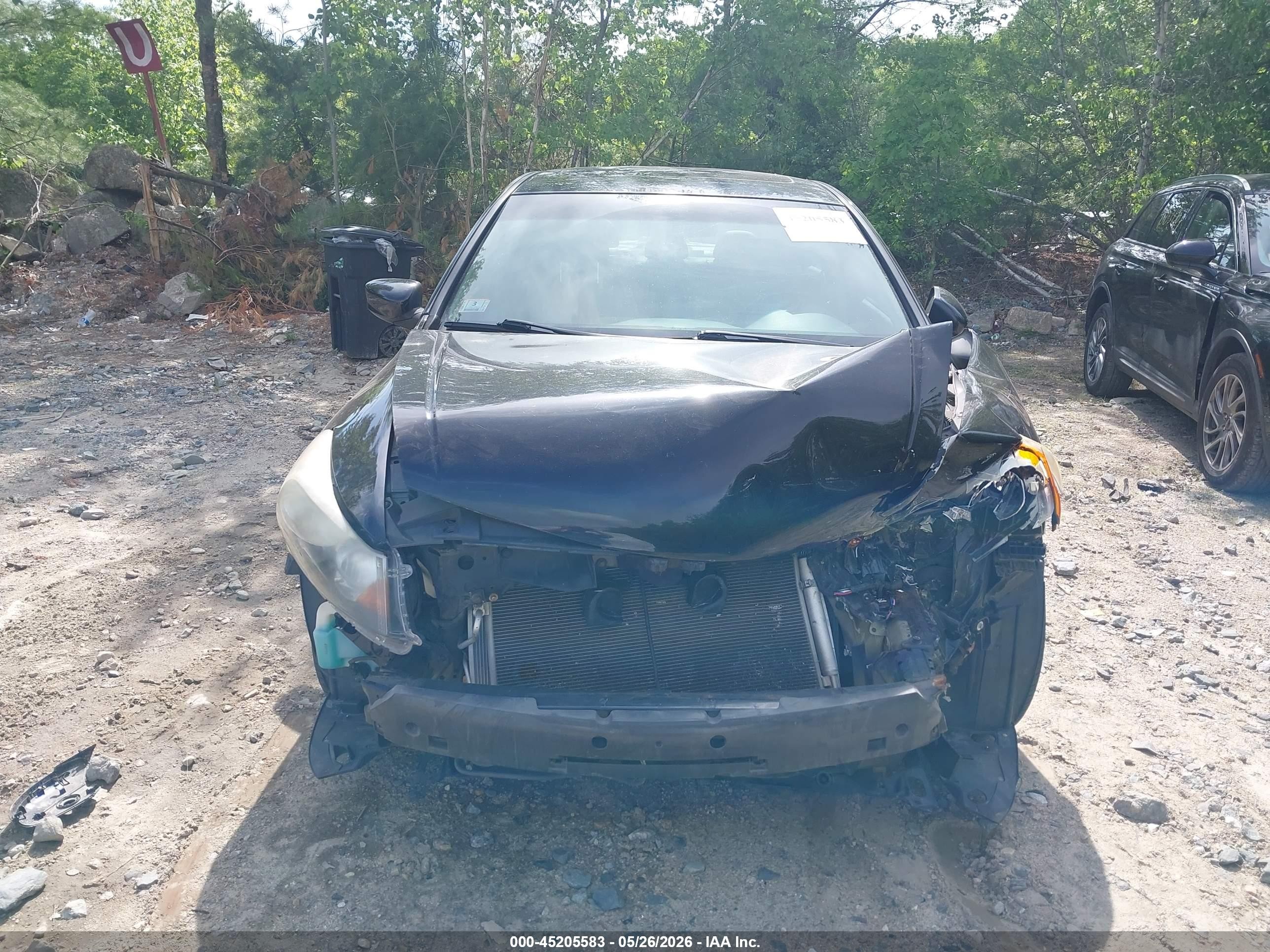 2011 Honda Accord 2.4 Ex-l Black vin: 1HGCP2F85BA126600