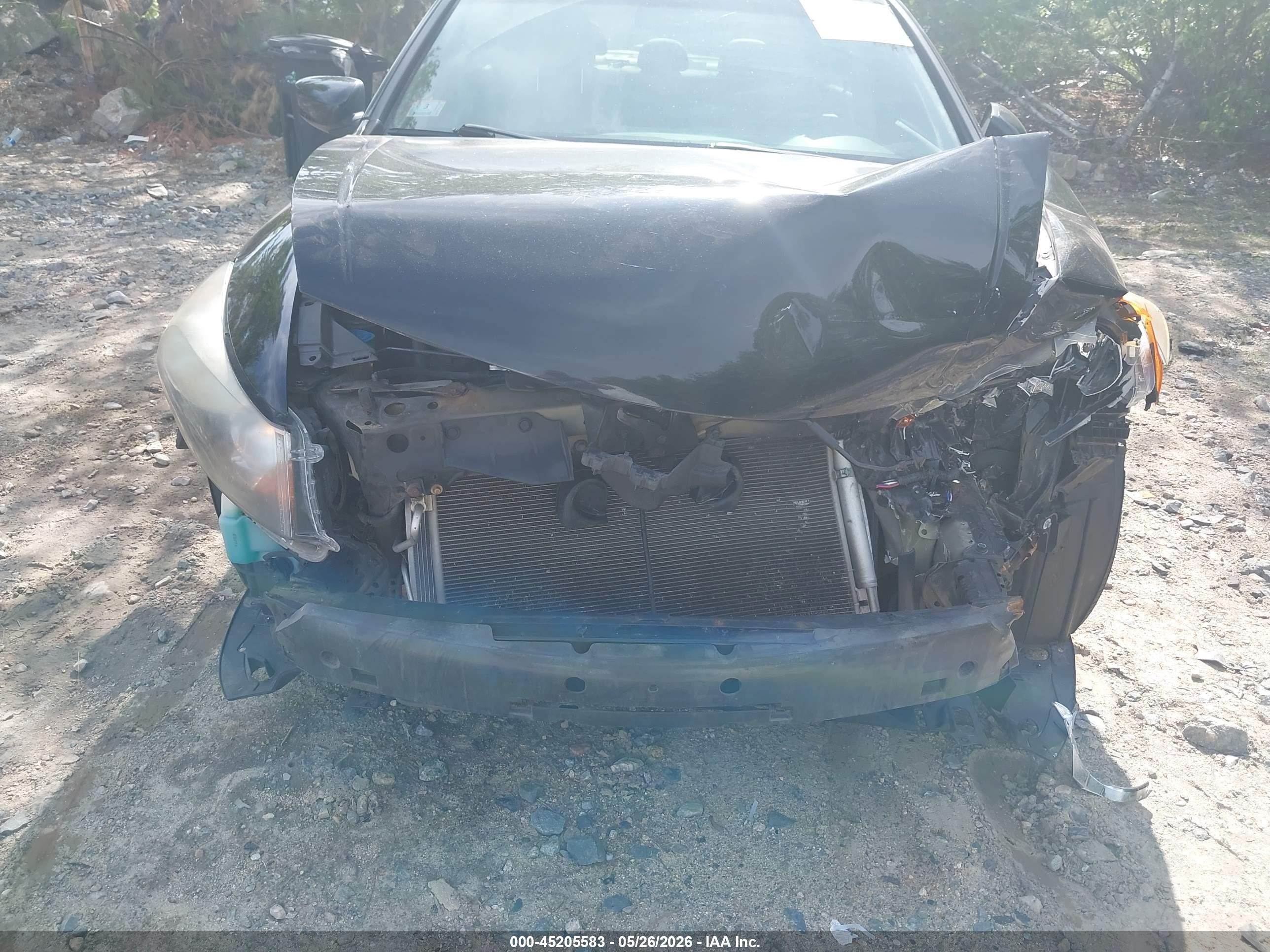 2011 Honda Accord 2.4 Ex-l Black vin: 1HGCP2F85BA126600