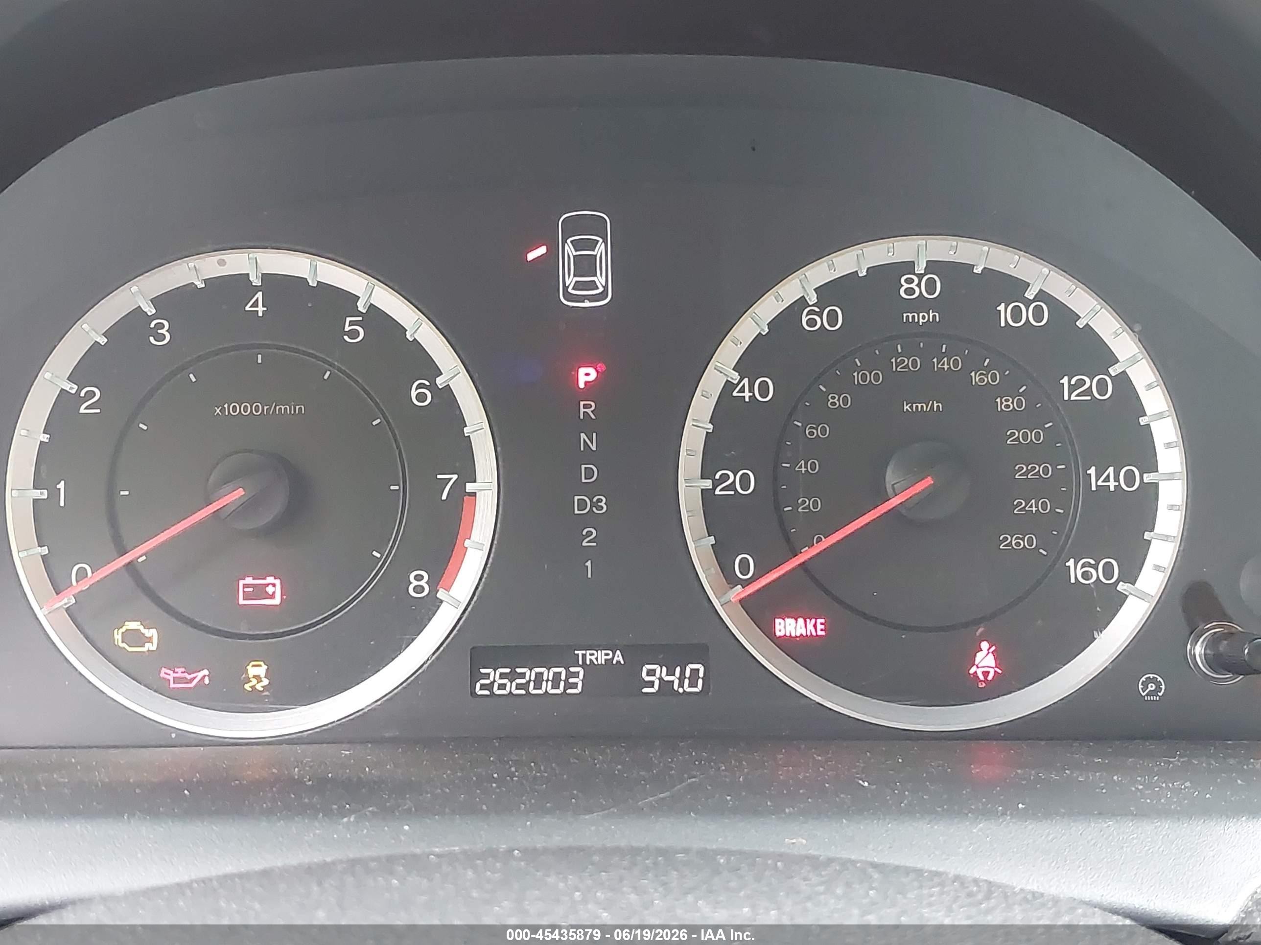 2011 Honda Accord 2.4 Ex-l Burgundy vin: 1HGCP2F85BA150783