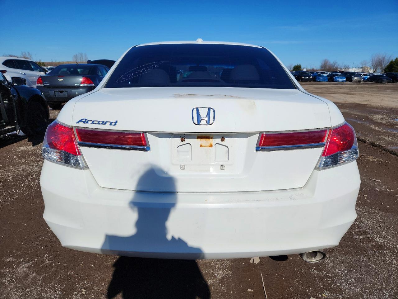 2011 Honda Accord Exl Белый vin: 1HGCP2F85BA804455