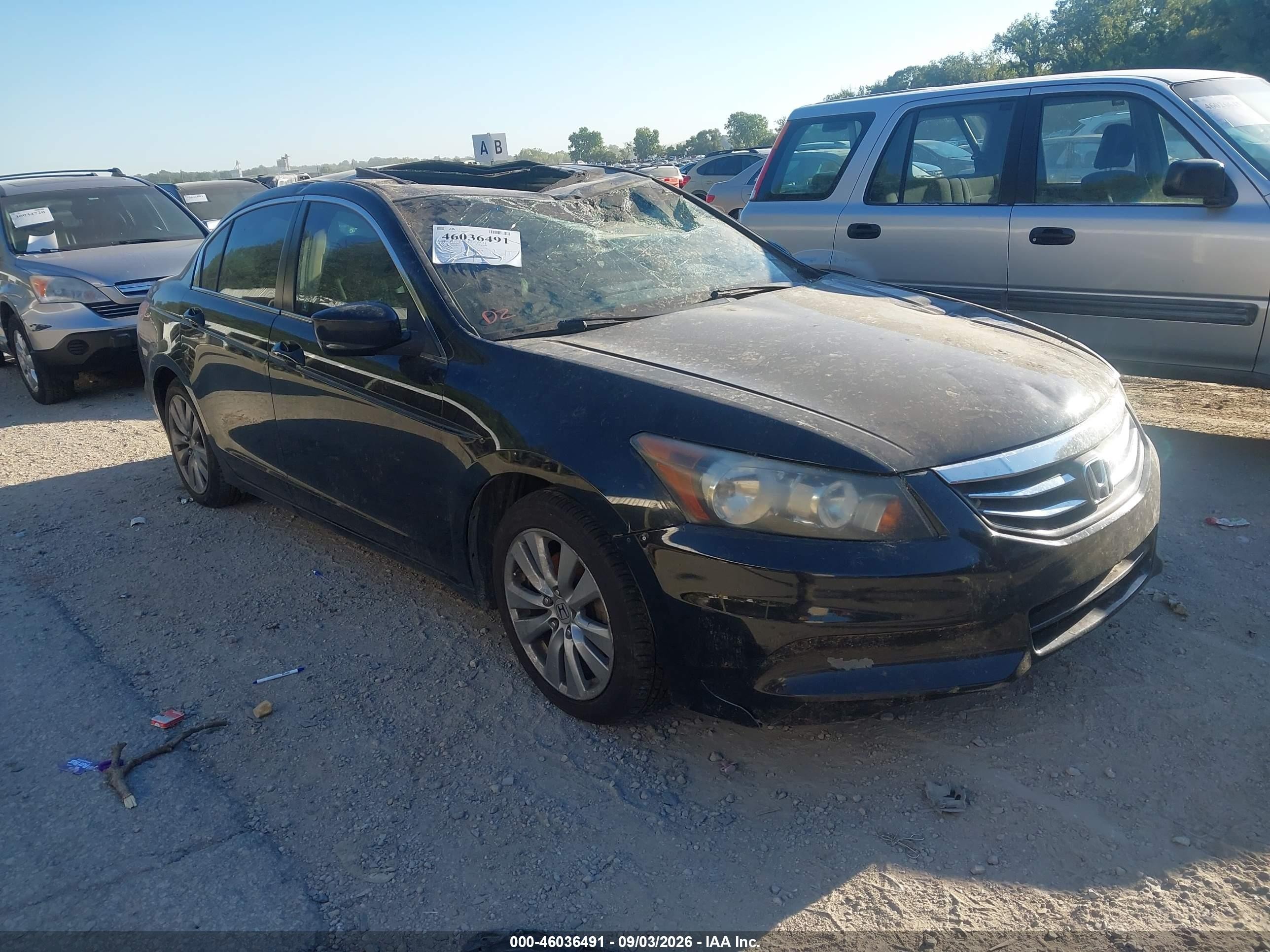 2012 Honda Accord 2.4 Ex-l Black vin: 1HGCP2F85CA004899