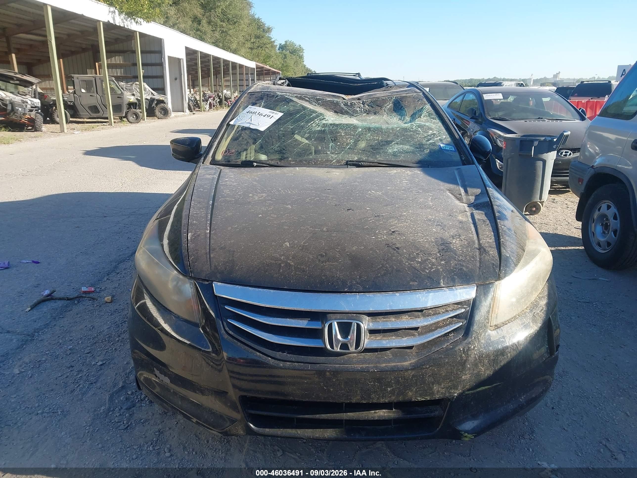 2012 Honda Accord 2.4 Ex-l Black vin: 1HGCP2F85CA004899