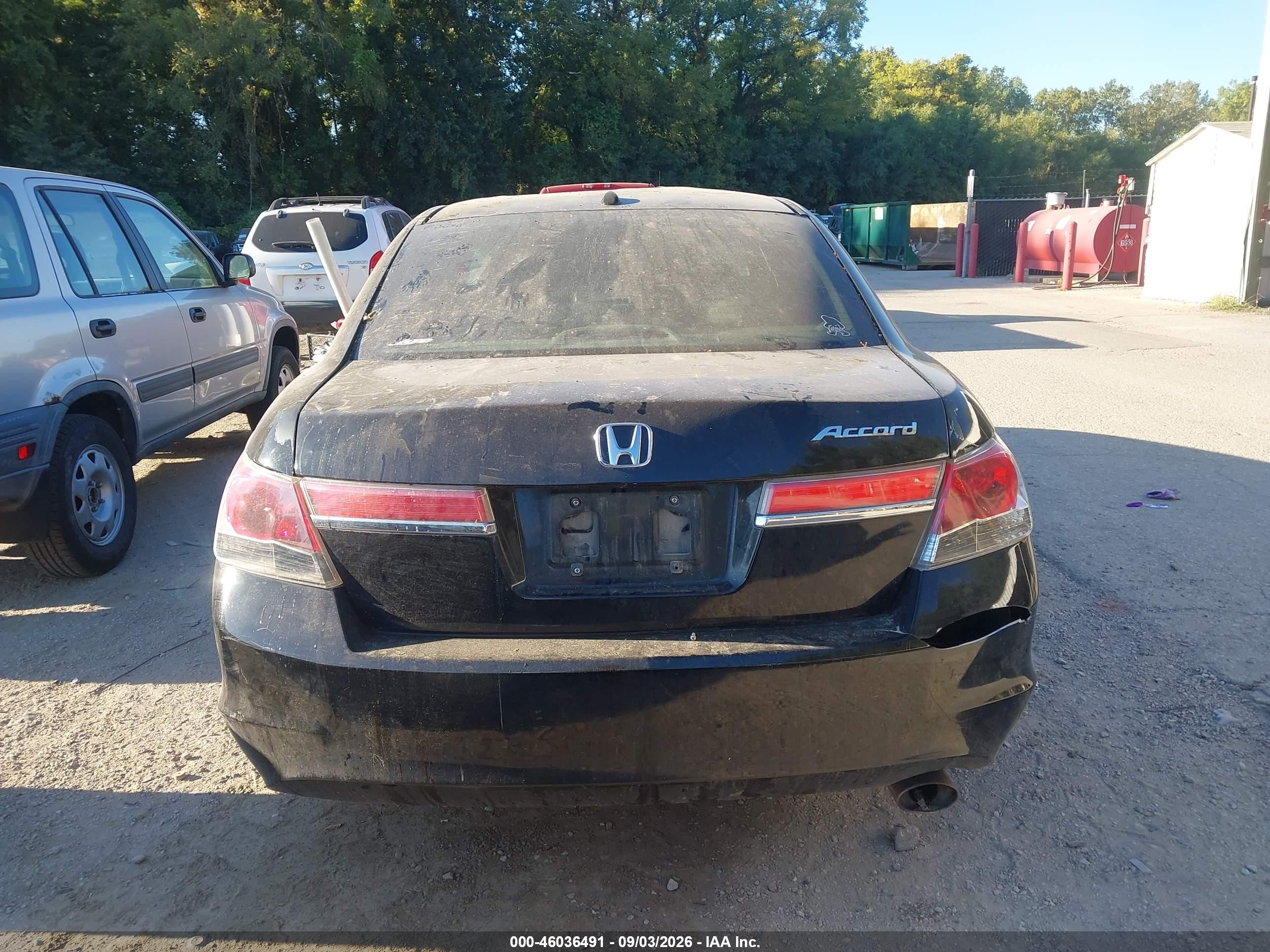 2012 Honda Accord 2.4 Ex-l Black vin: 1HGCP2F85CA004899