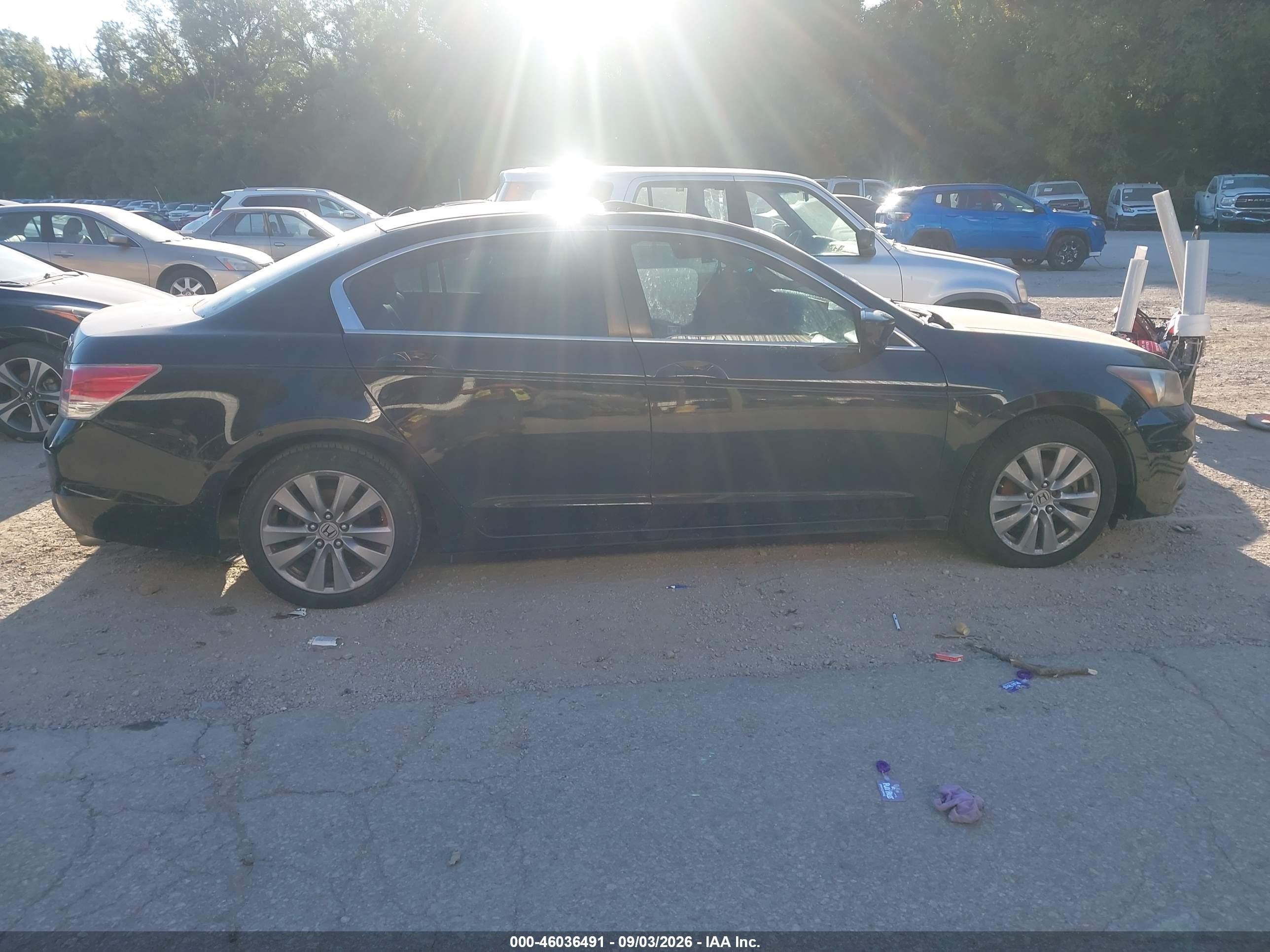 2012 Honda Accord 2.4 Ex-l Black vin: 1HGCP2F85CA004899