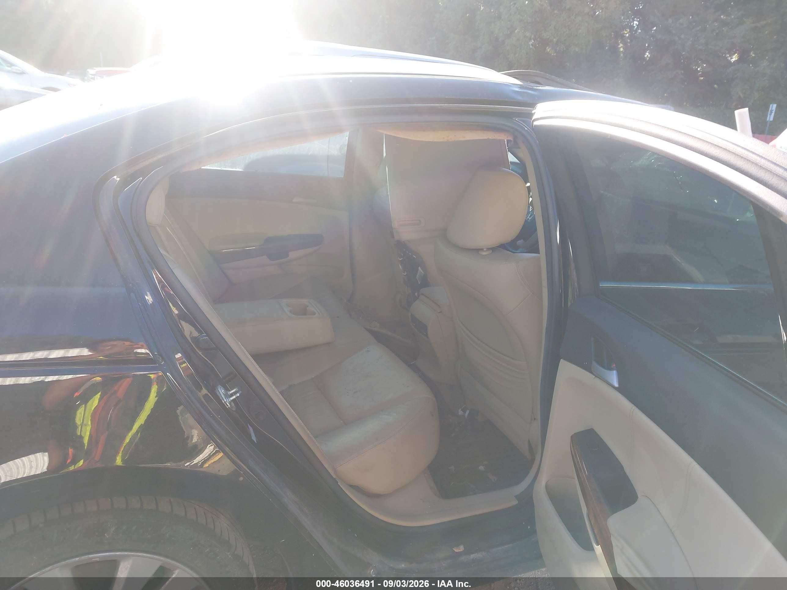 2012 Honda Accord 2.4 Ex-l Black vin: 1HGCP2F85CA004899