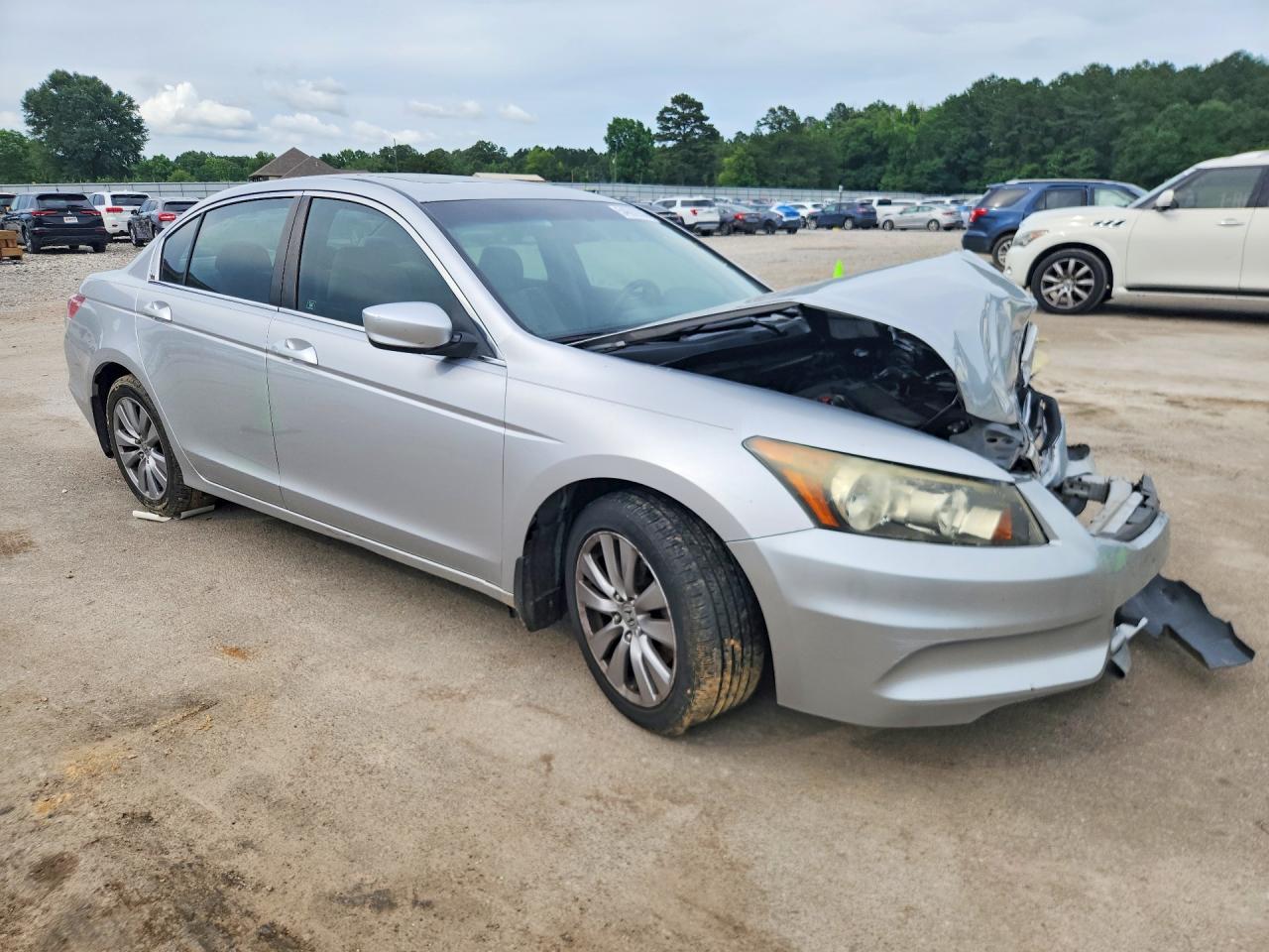 2012 Honda Accord Exl Silver vin: 1HGCP2F85CA006474