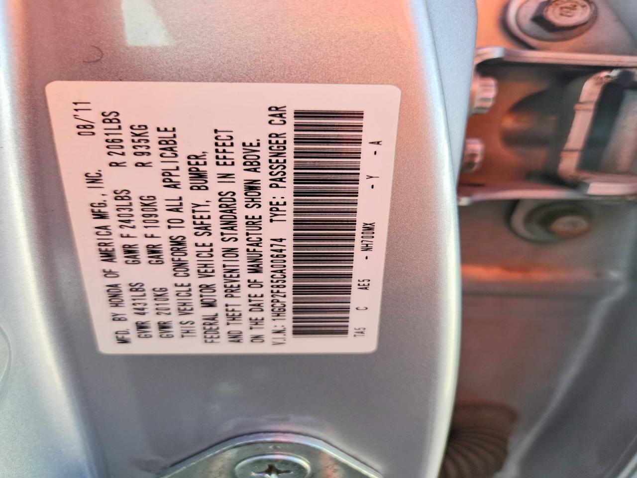 2012 Honda Accord Exl Silver vin: 1HGCP2F85CA006474