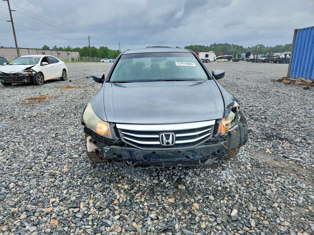 2012 Honda Accord Exl Gray vin: 1HGCP2F85CA032802