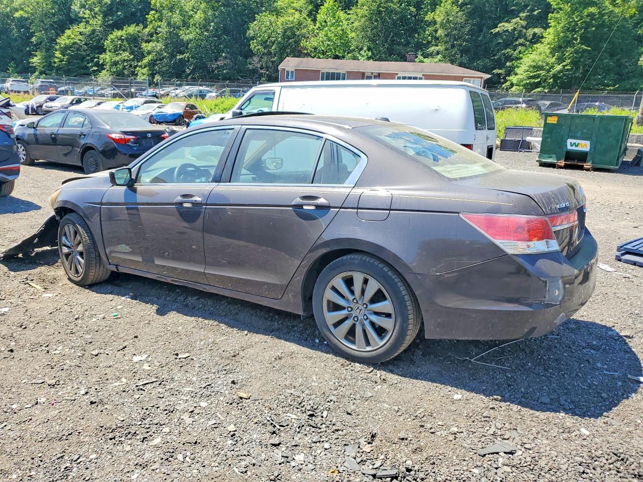 2012 Honda Accord Exl Серый vin: 1HGCP2F85CA057988
