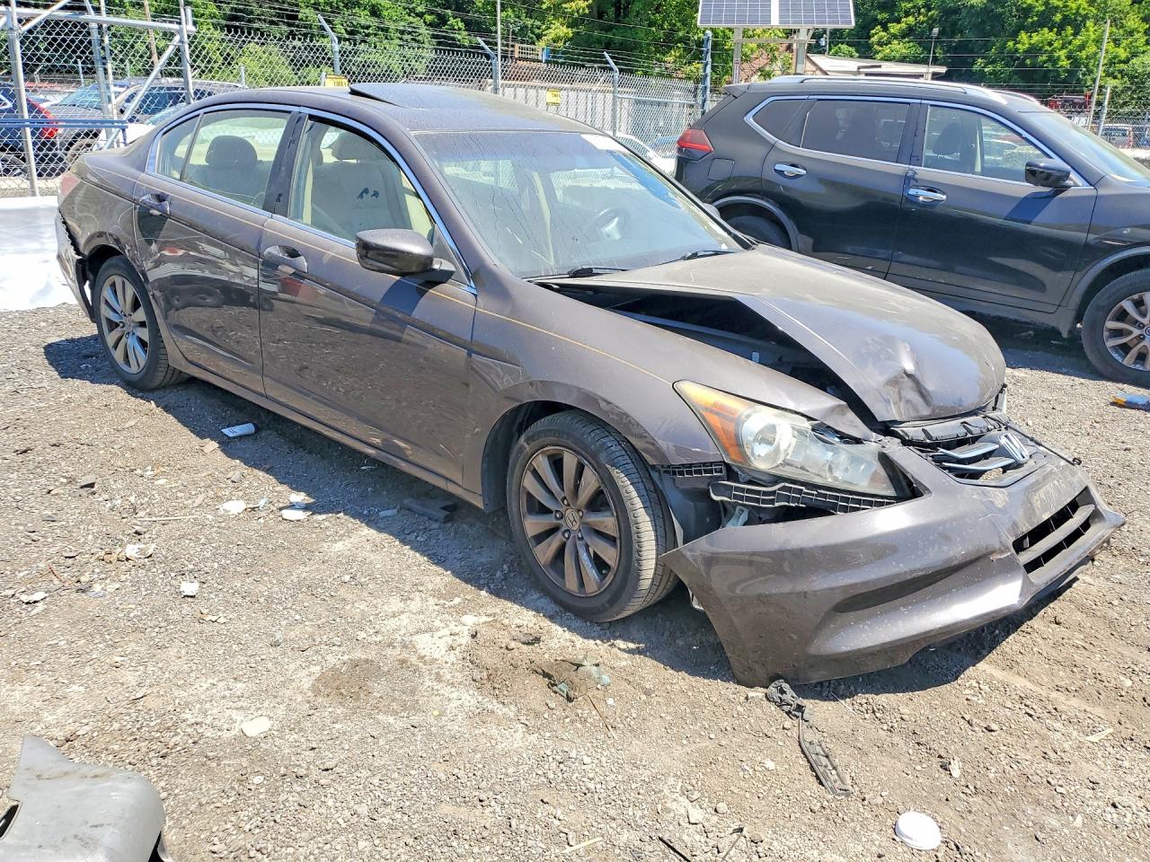 2012 Honda Accord Exl Серый vin: 1HGCP2F85CA057988