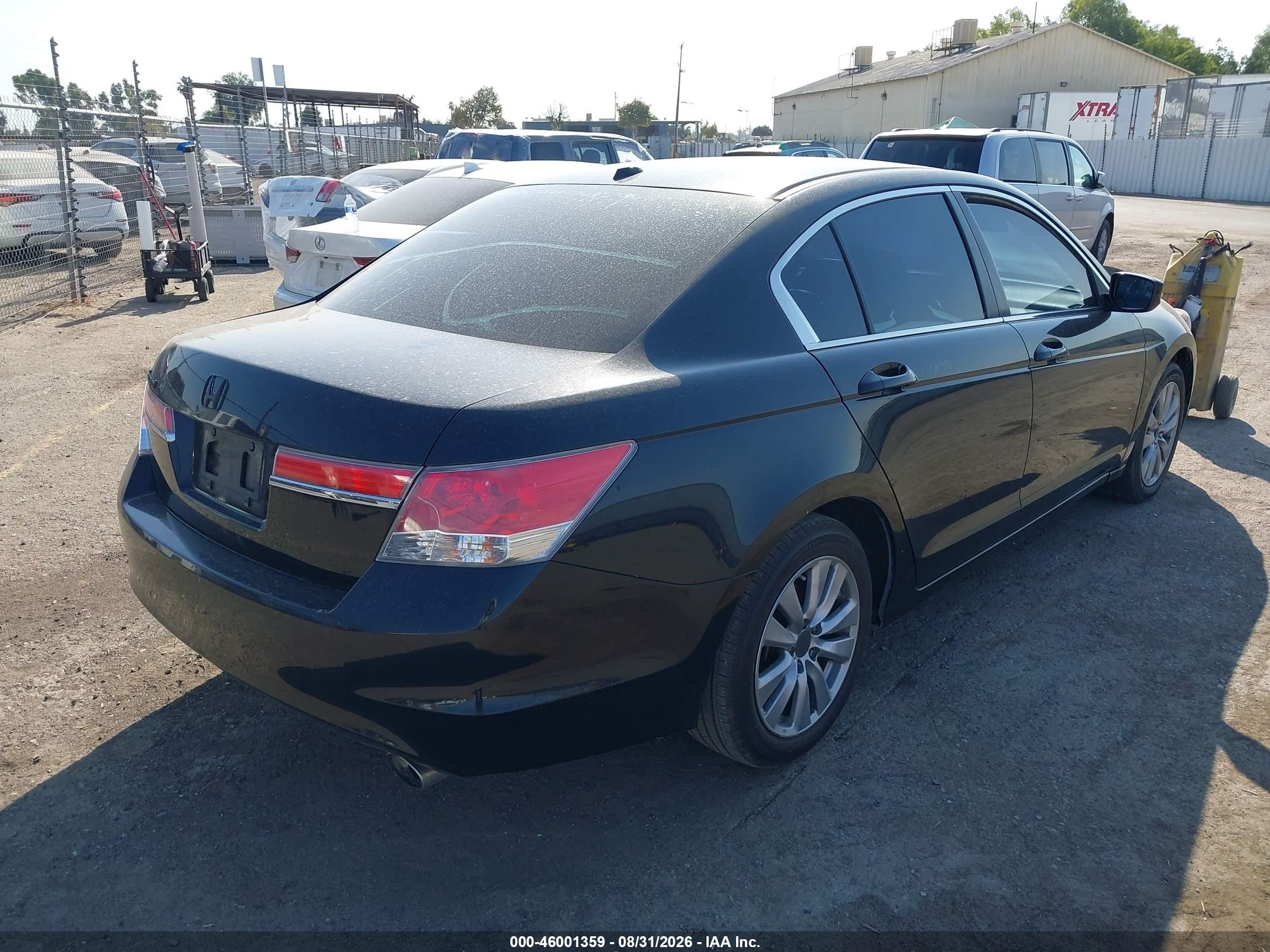 2012 Honda Accord 2.4 Ex-l Black vin: 1HGCP2F85CA073706