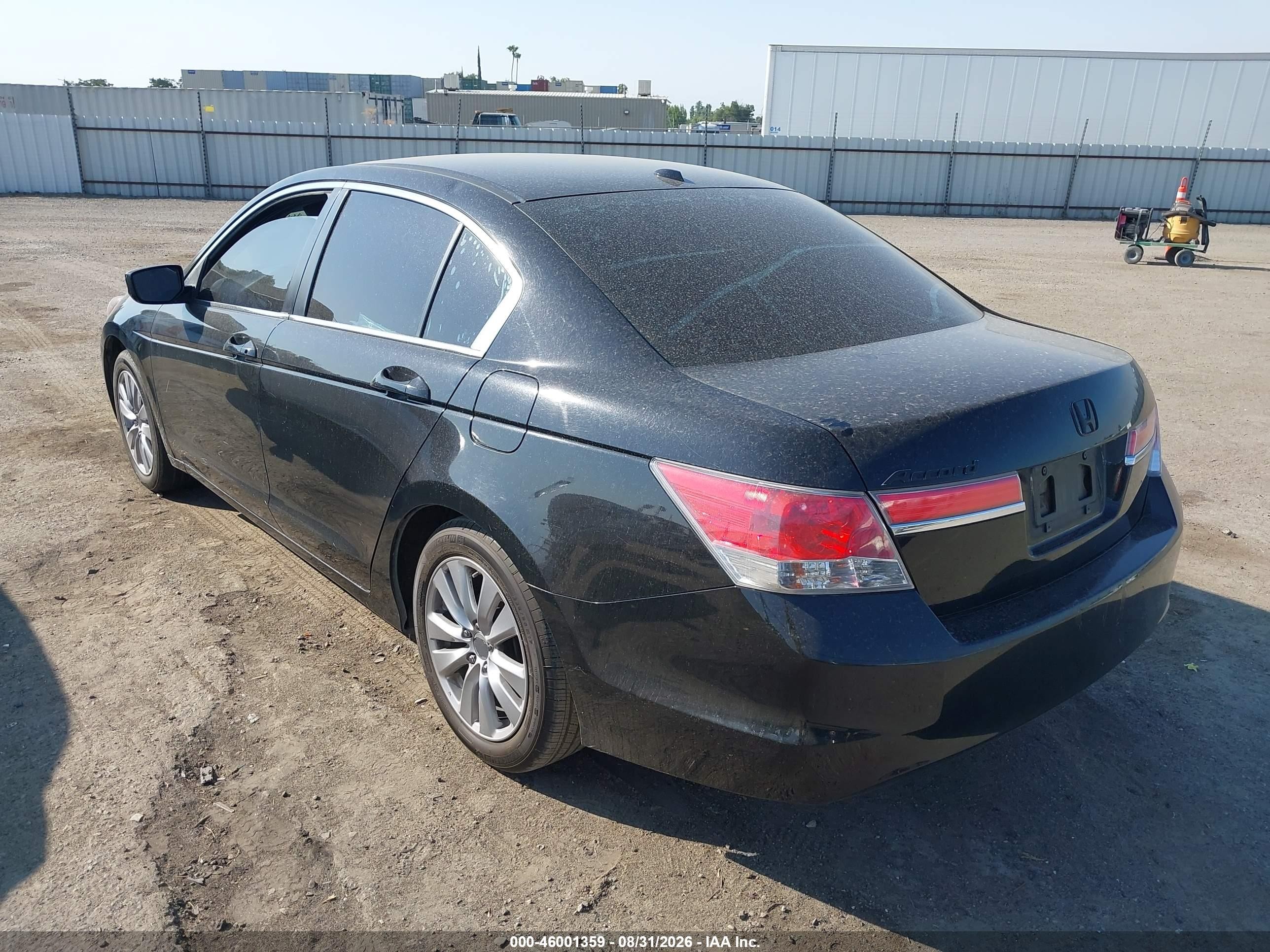 2012 Honda Accord 2.4 Ex-l Black vin: 1HGCP2F85CA073706
