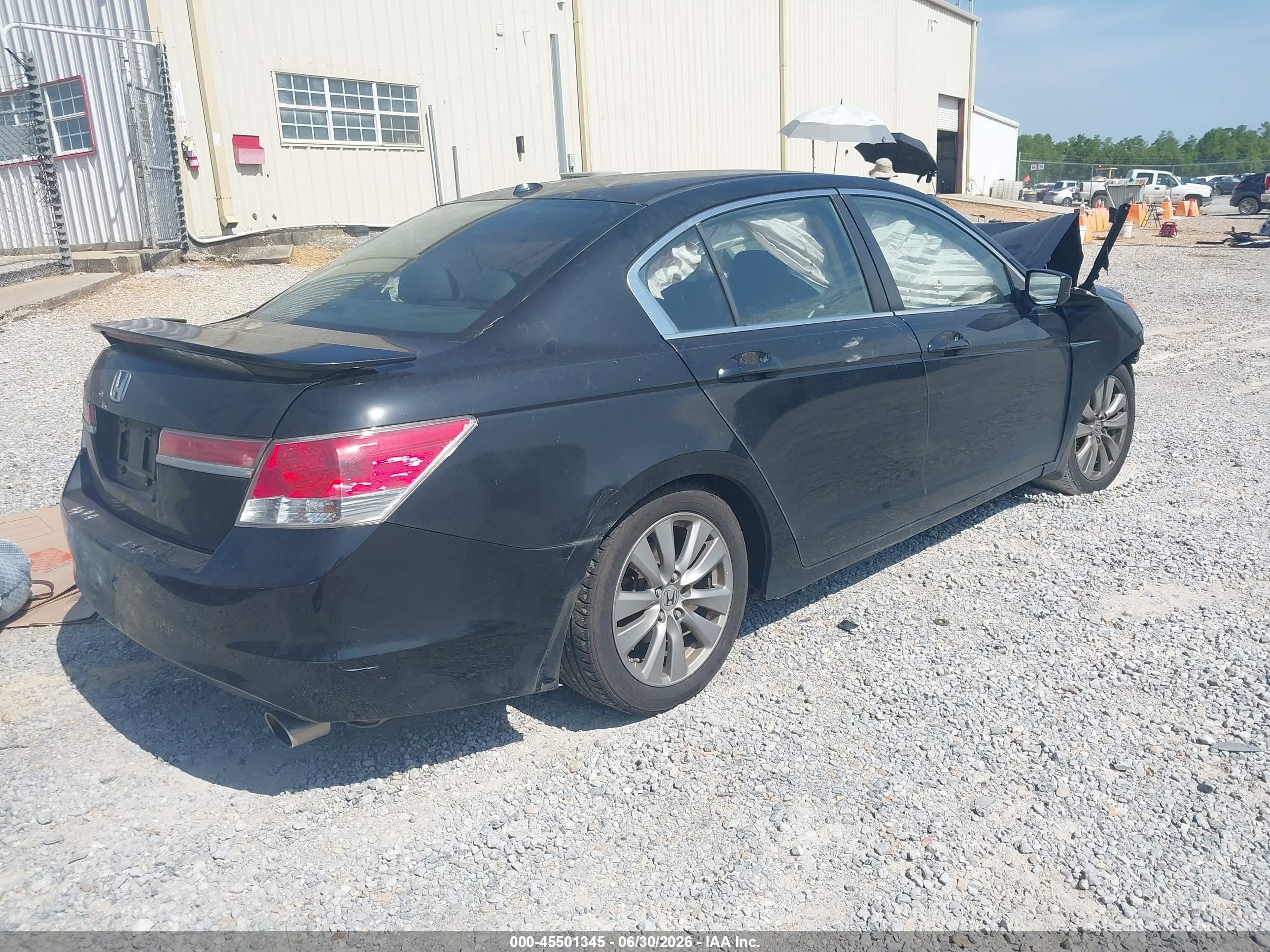 2012 Honda Accord 2.4 Ex-l Black vin: 1HGCP2F85CA074340