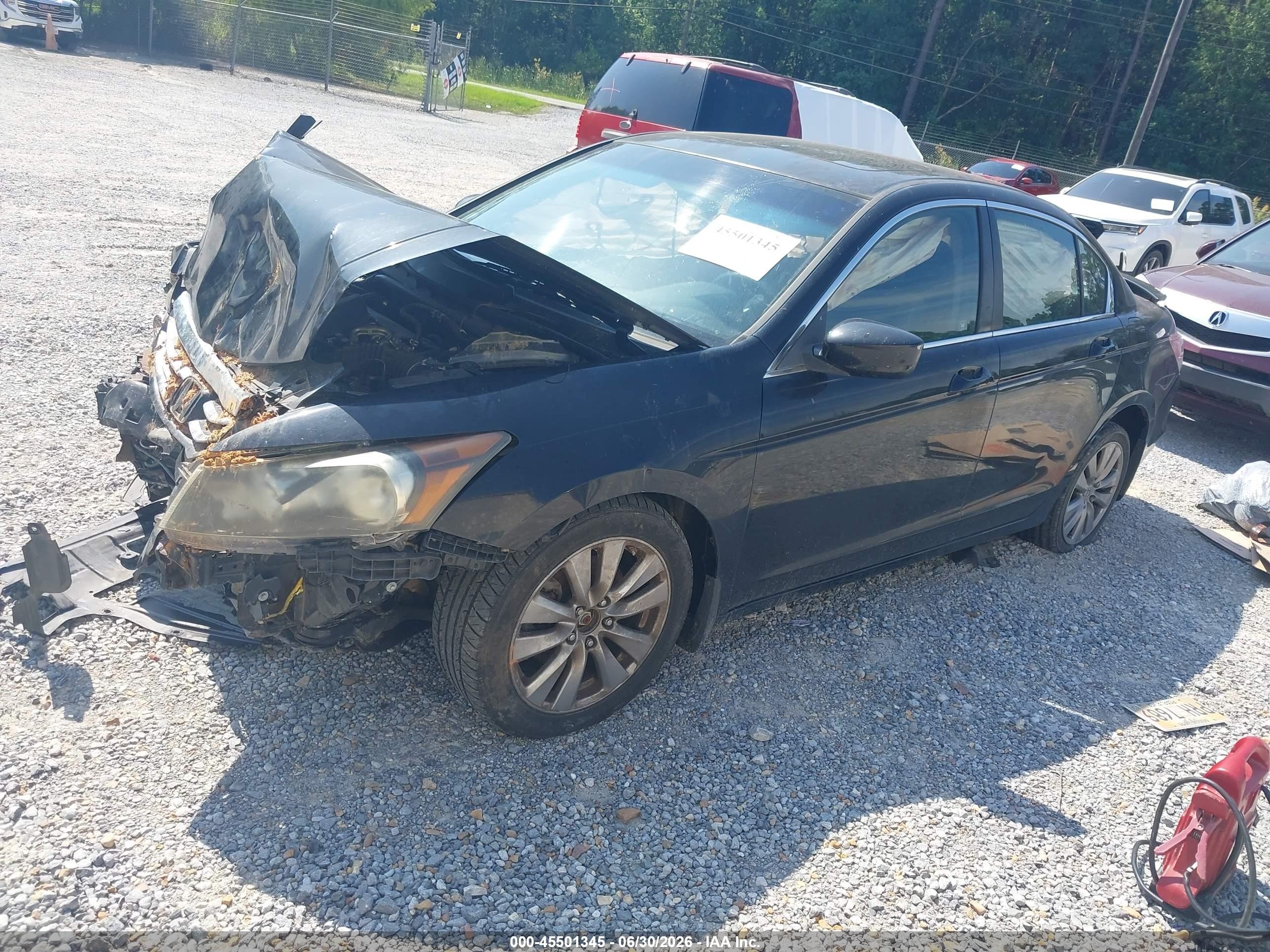 2012 Honda Accord 2.4 Ex-l Black vin: 1HGCP2F85CA074340