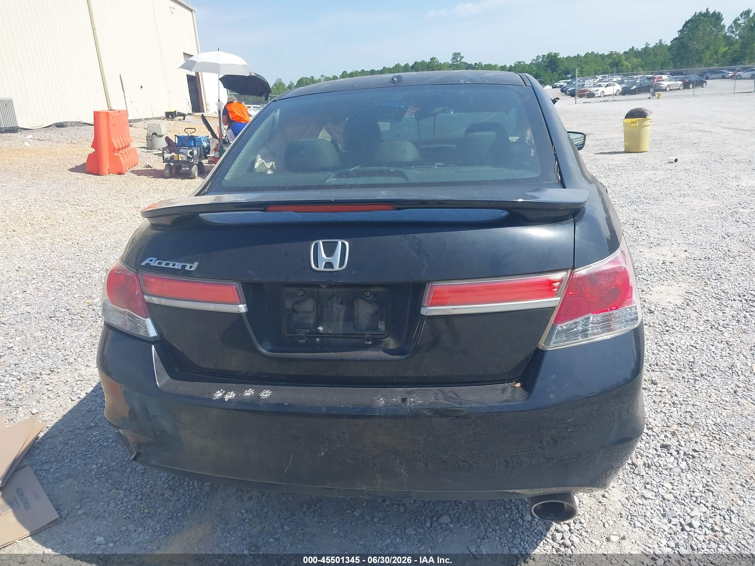 2012 Honda Accord 2.4 Ex-l Black vin: 1HGCP2F85CA074340