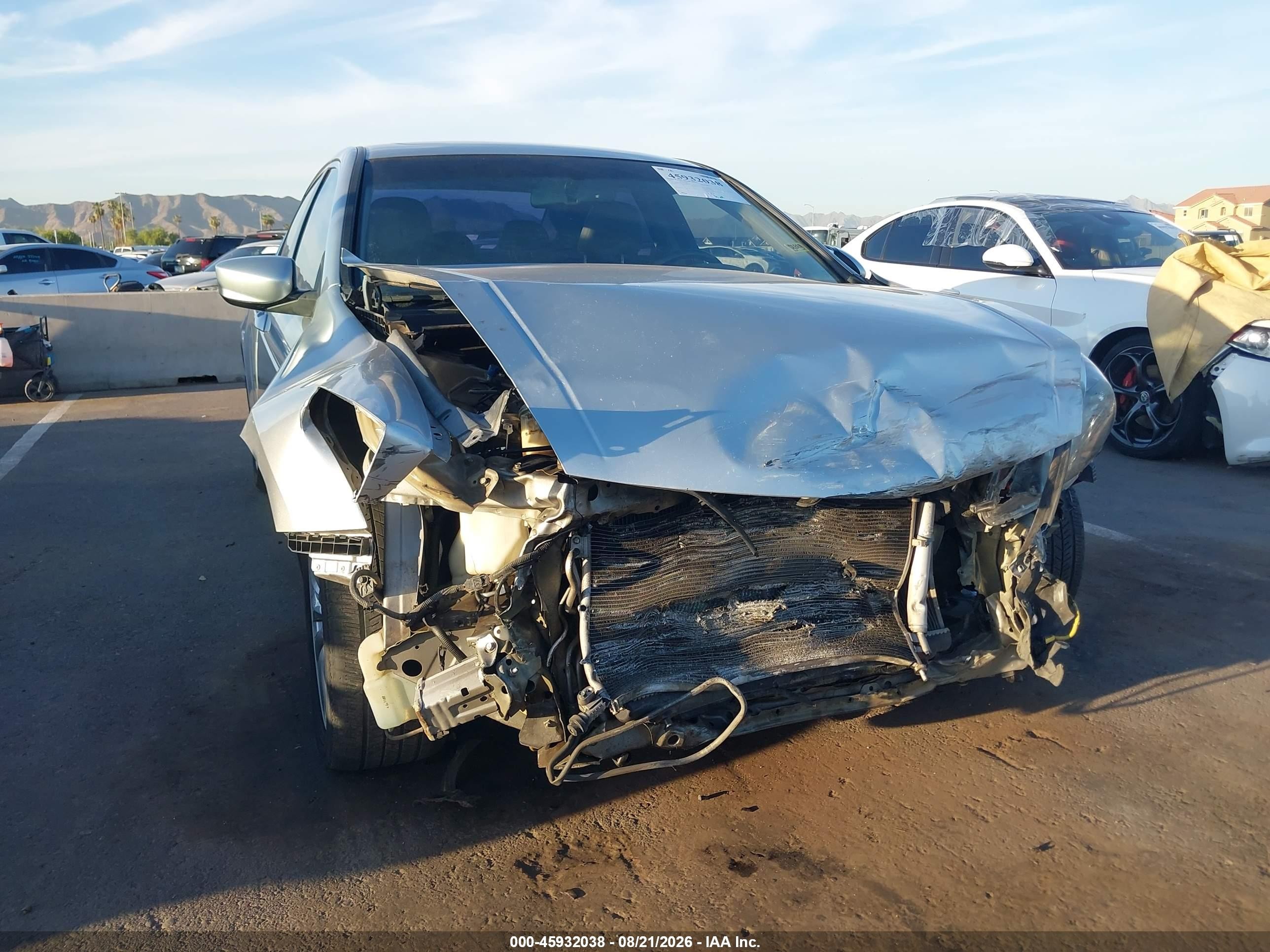 2012 Honda Accord 2.4 Ex-l Серебряный vin: 1HGCP2F85CA082261