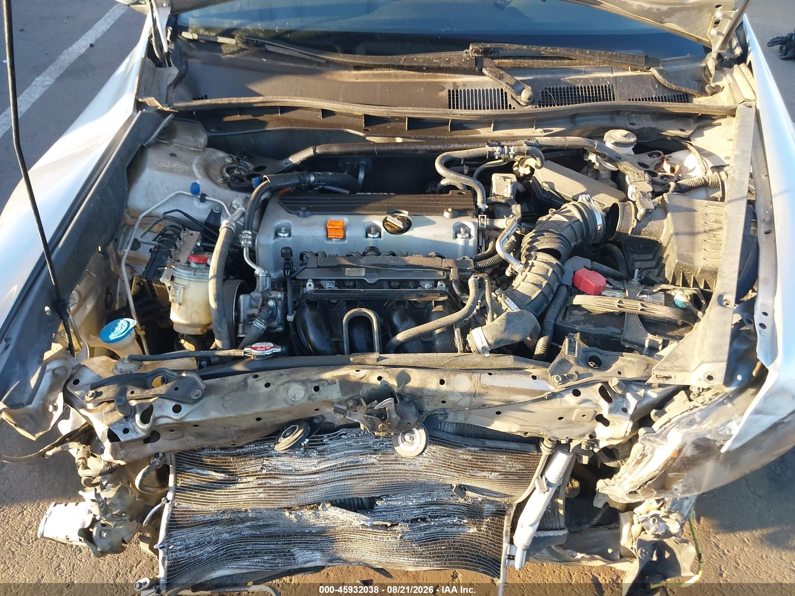 2012 Honda Accord 2.4 Ex-l Серебряный vin: 1HGCP2F85CA082261