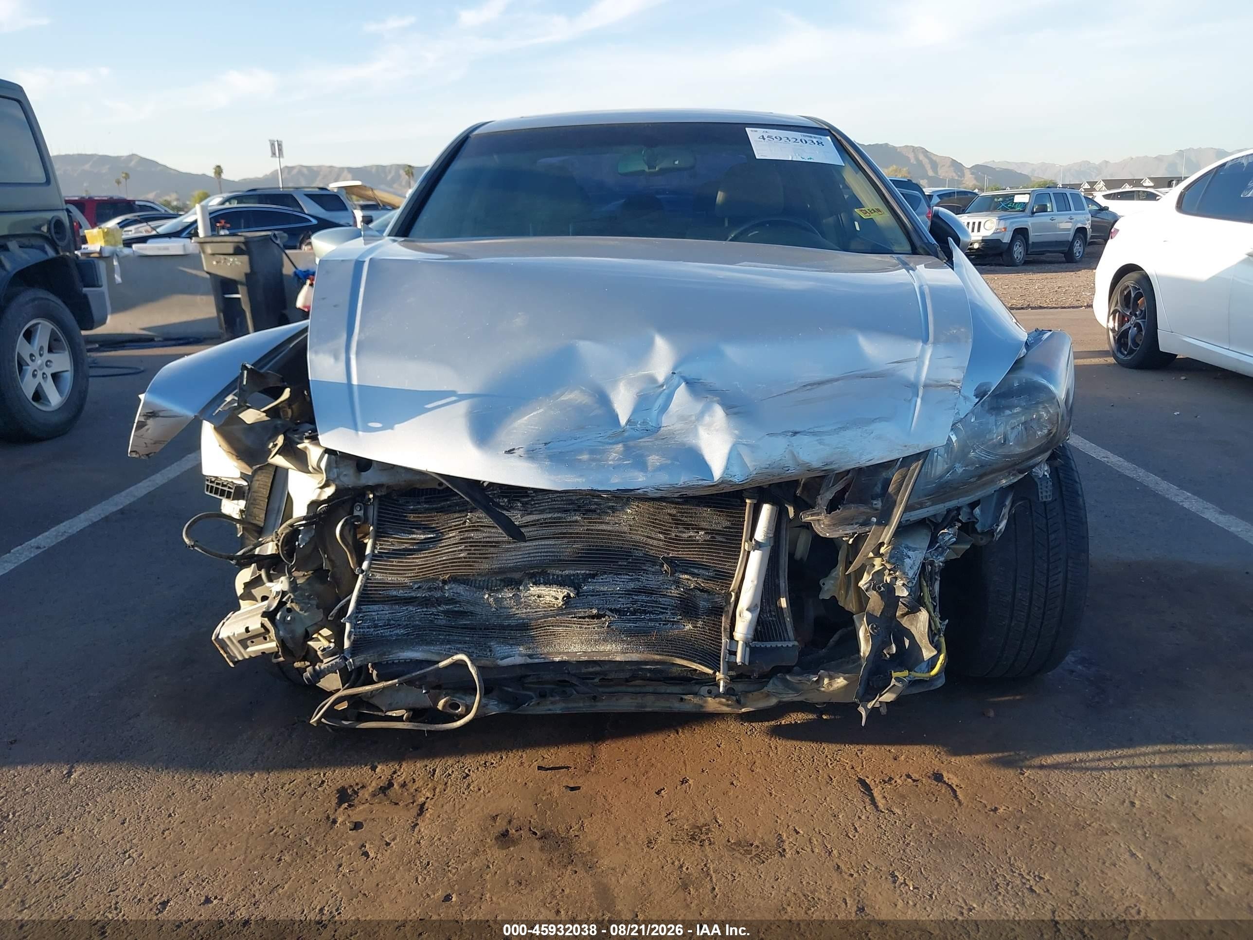 2012 Honda Accord 2.4 Ex-l Серебряный vin: 1HGCP2F85CA082261