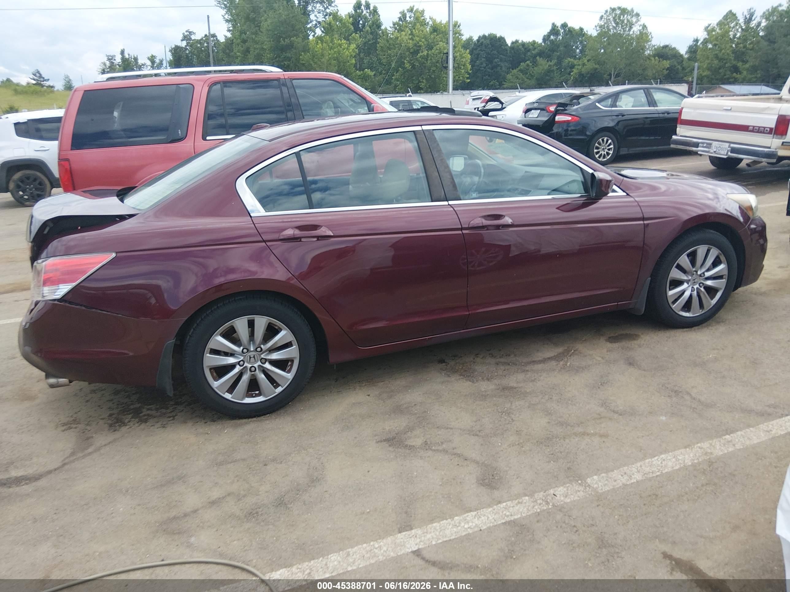2012 Honda Accord 2.4 Ex-l Maroon vin: 1HGCP2F85CA098671