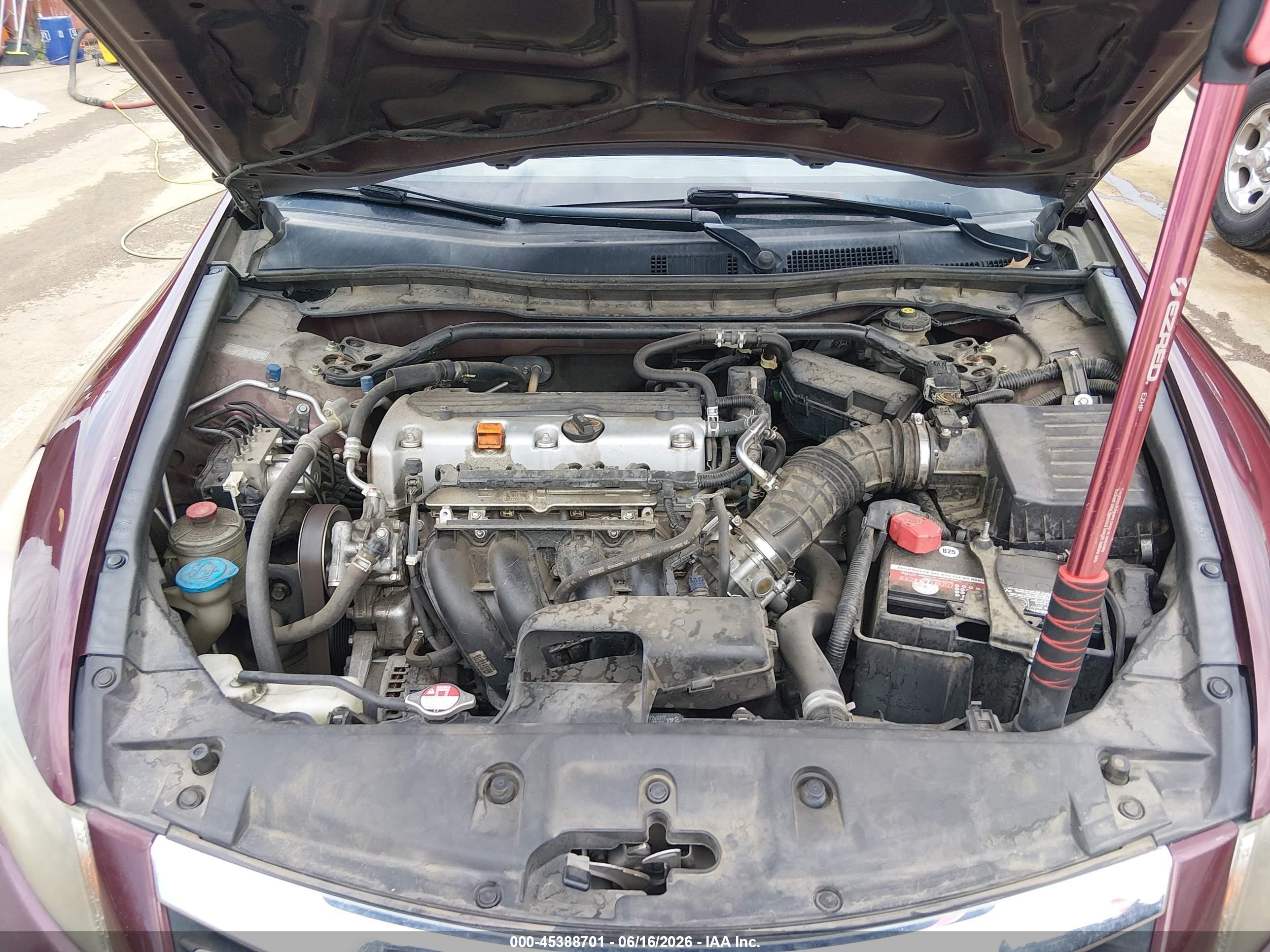 2012 Honda Accord 2.4 Ex-l Maroon vin: 1HGCP2F85CA098671