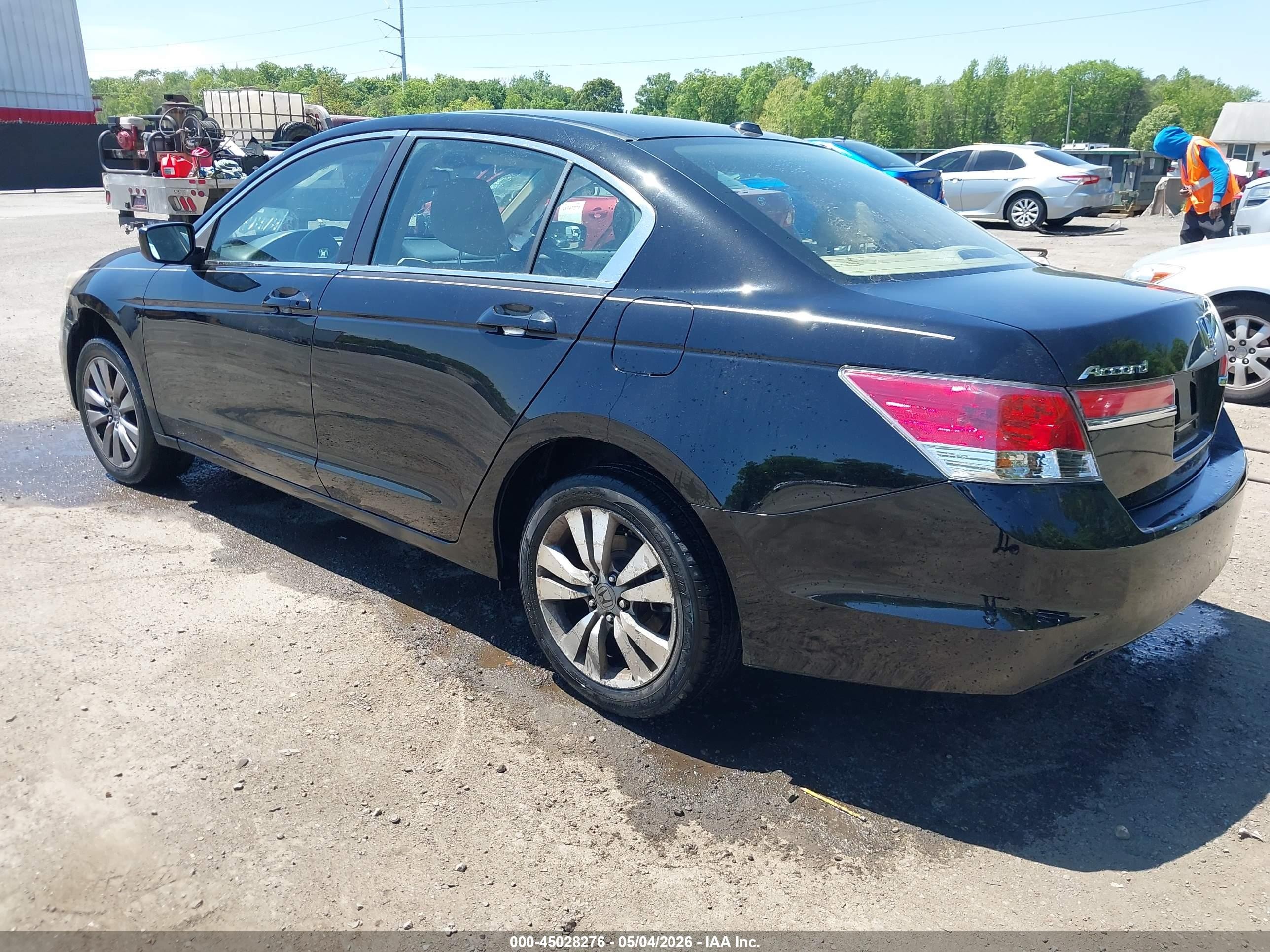 2012 Honda Accord 2.4 Ex-l Black vin: 1HGCP2F85CA106994