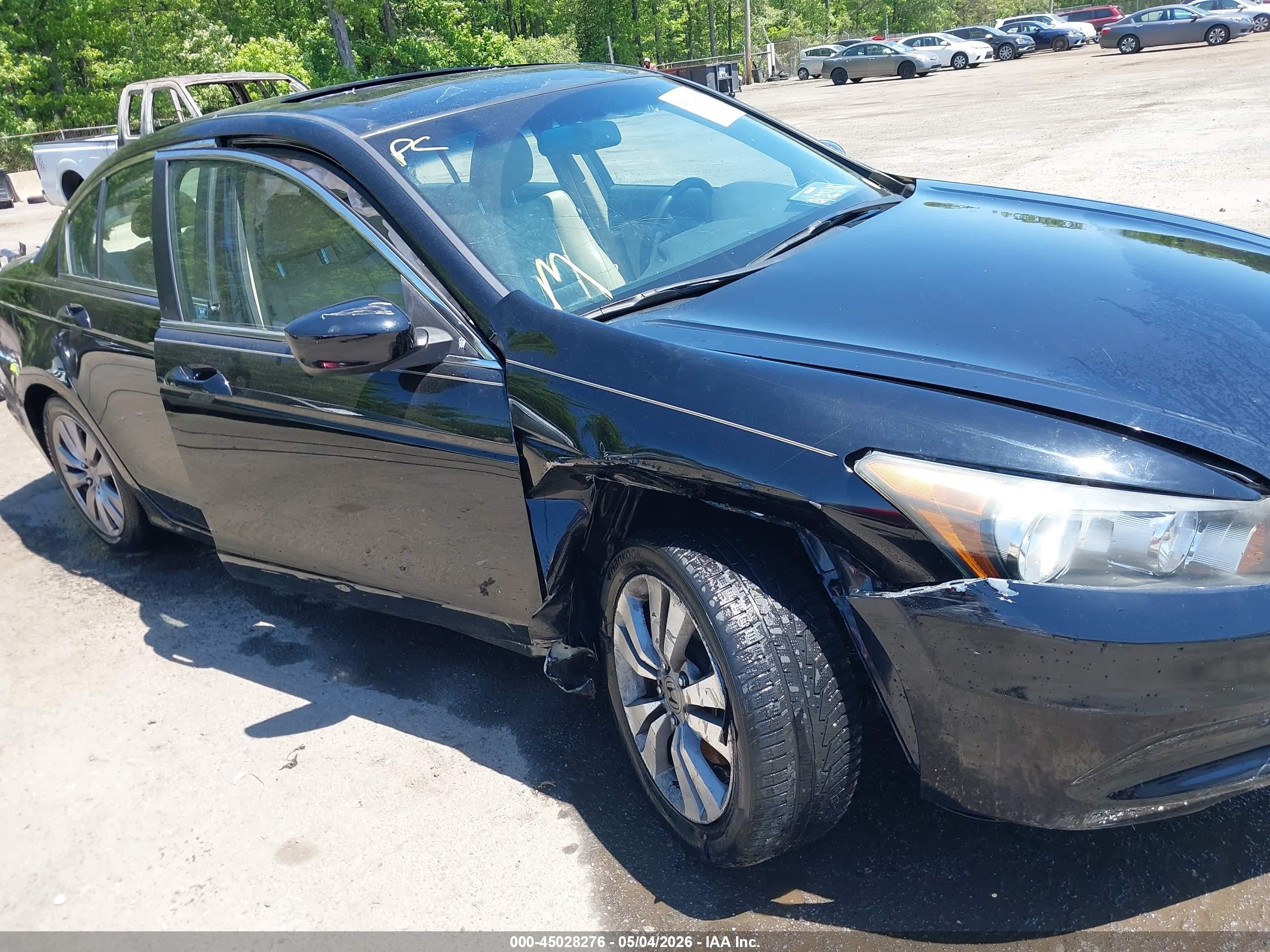 2012 Honda Accord 2.4 Ex-l Black vin: 1HGCP2F85CA106994