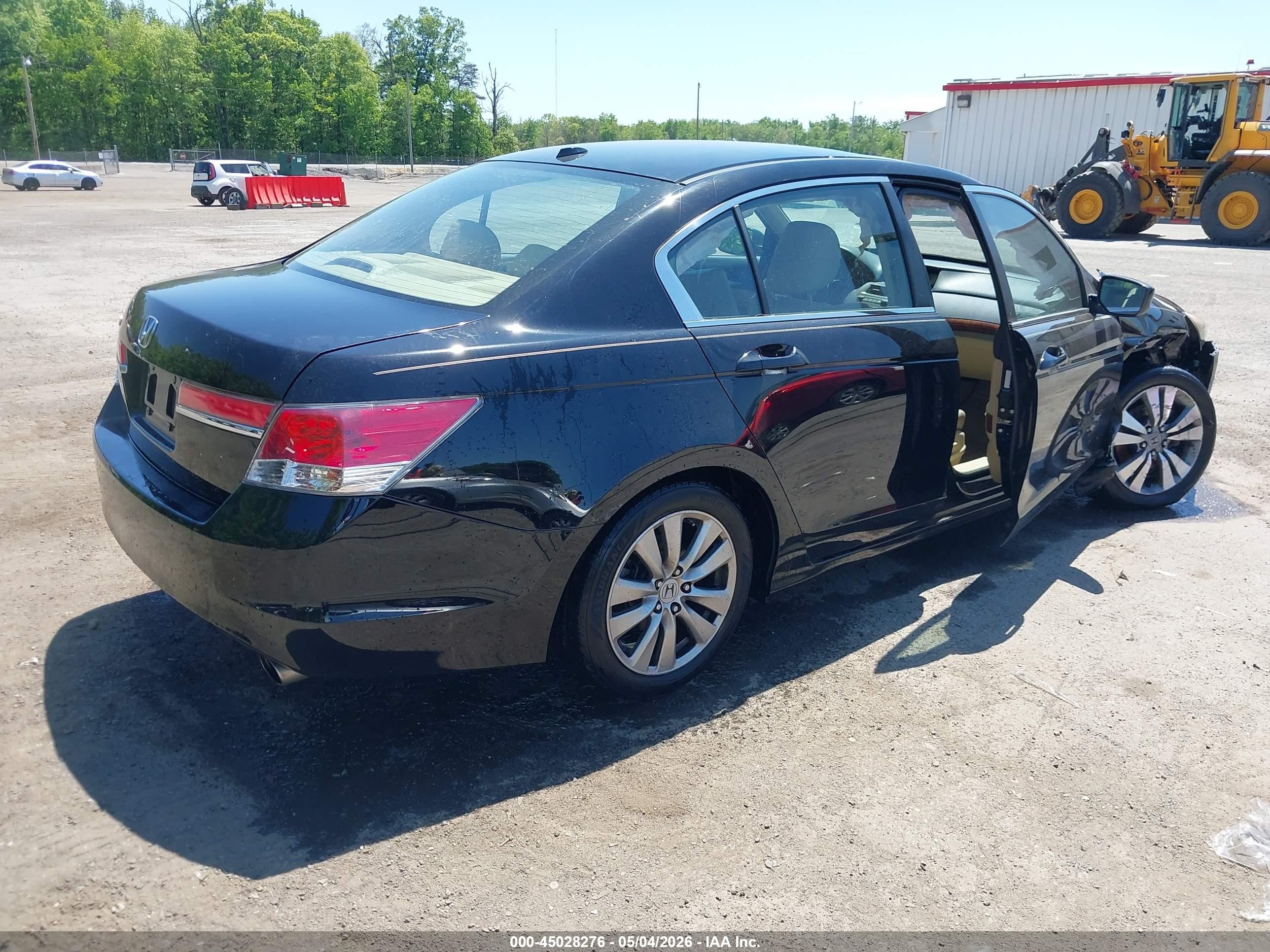 2012 Honda Accord 2.4 Ex-l Black vin: 1HGCP2F85CA106994