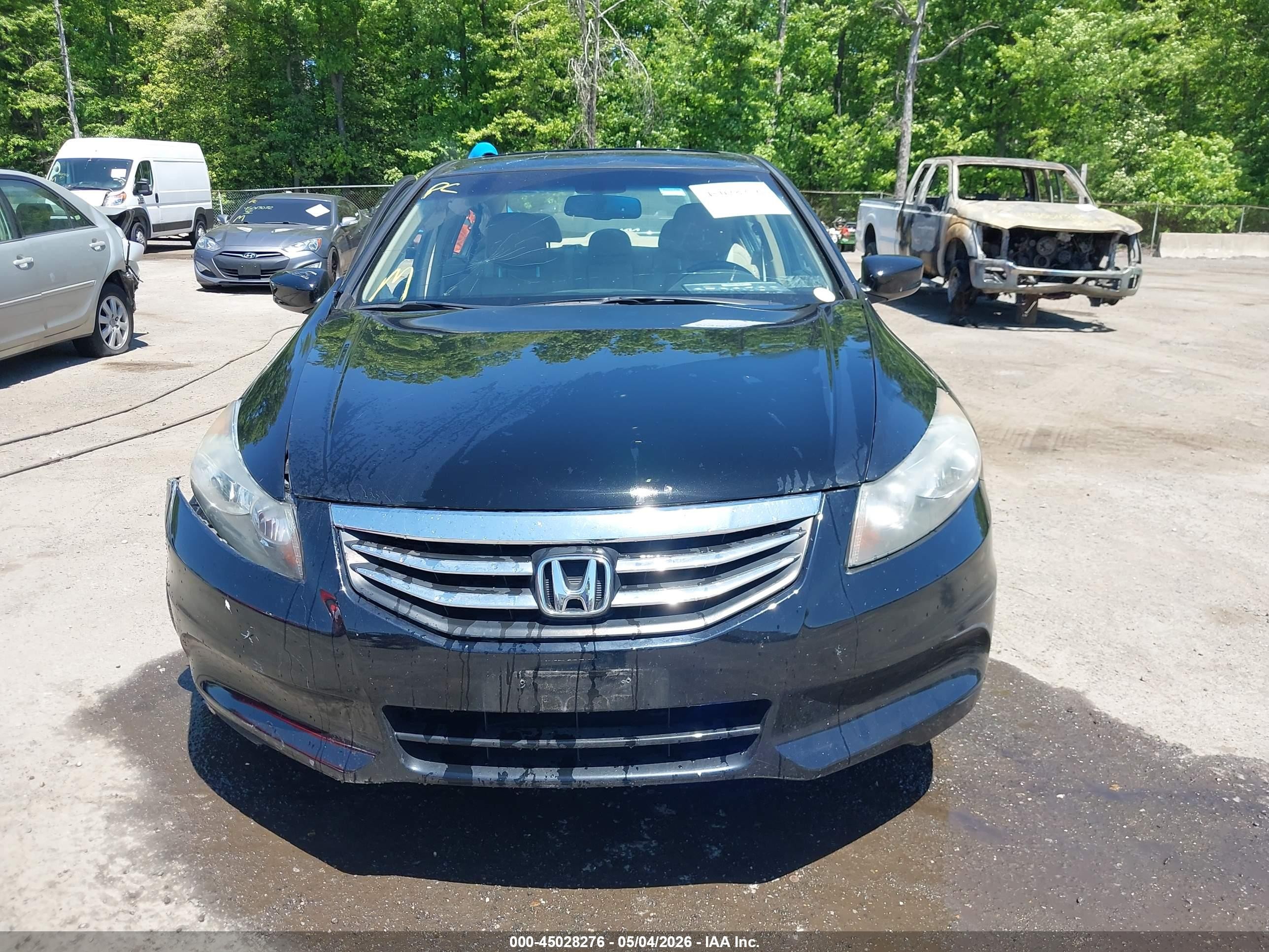 2012 Honda Accord 2.4 Ex-l Black vin: 1HGCP2F85CA106994