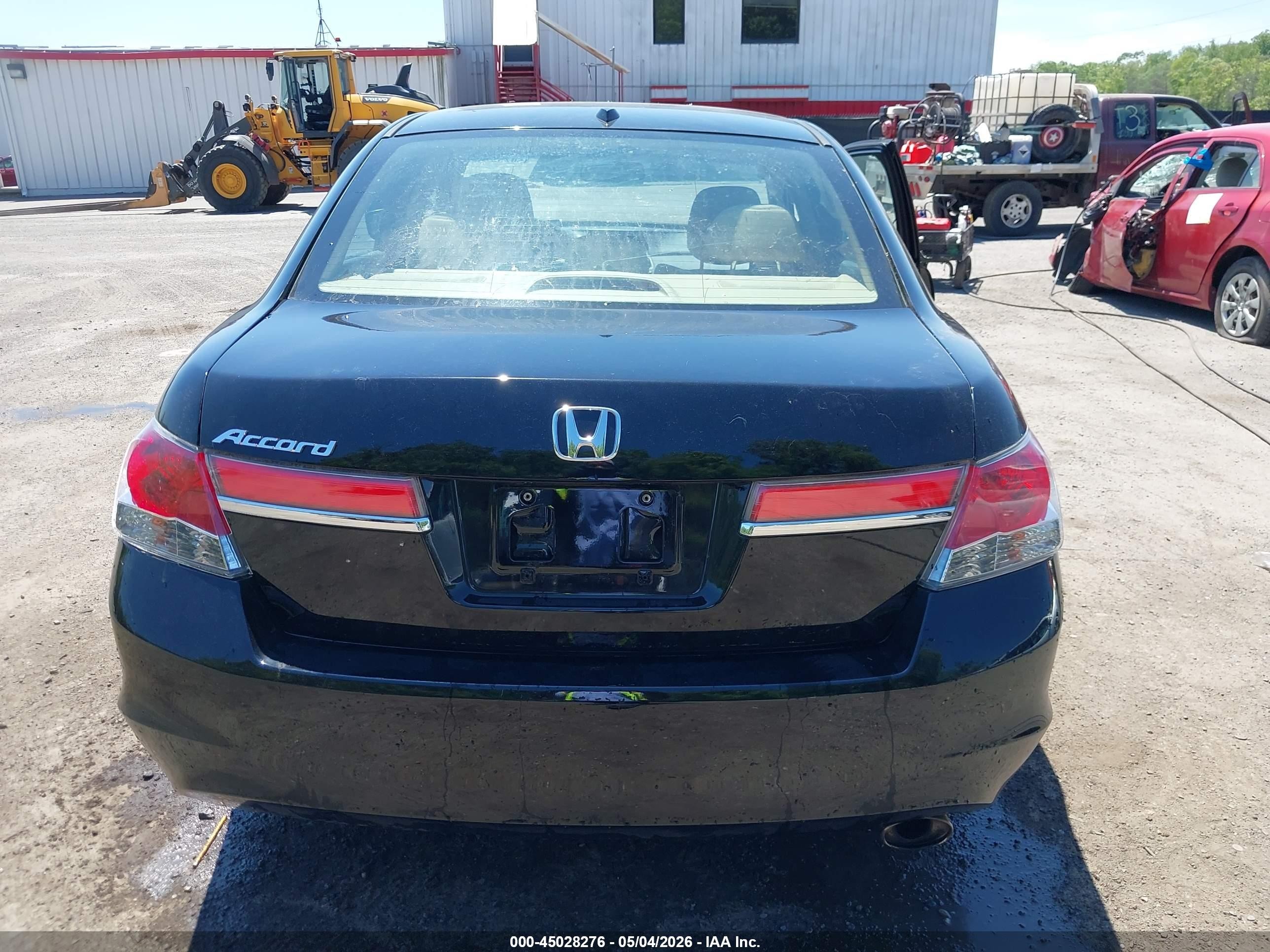 2012 Honda Accord 2.4 Ex-l Black vin: 1HGCP2F85CA106994