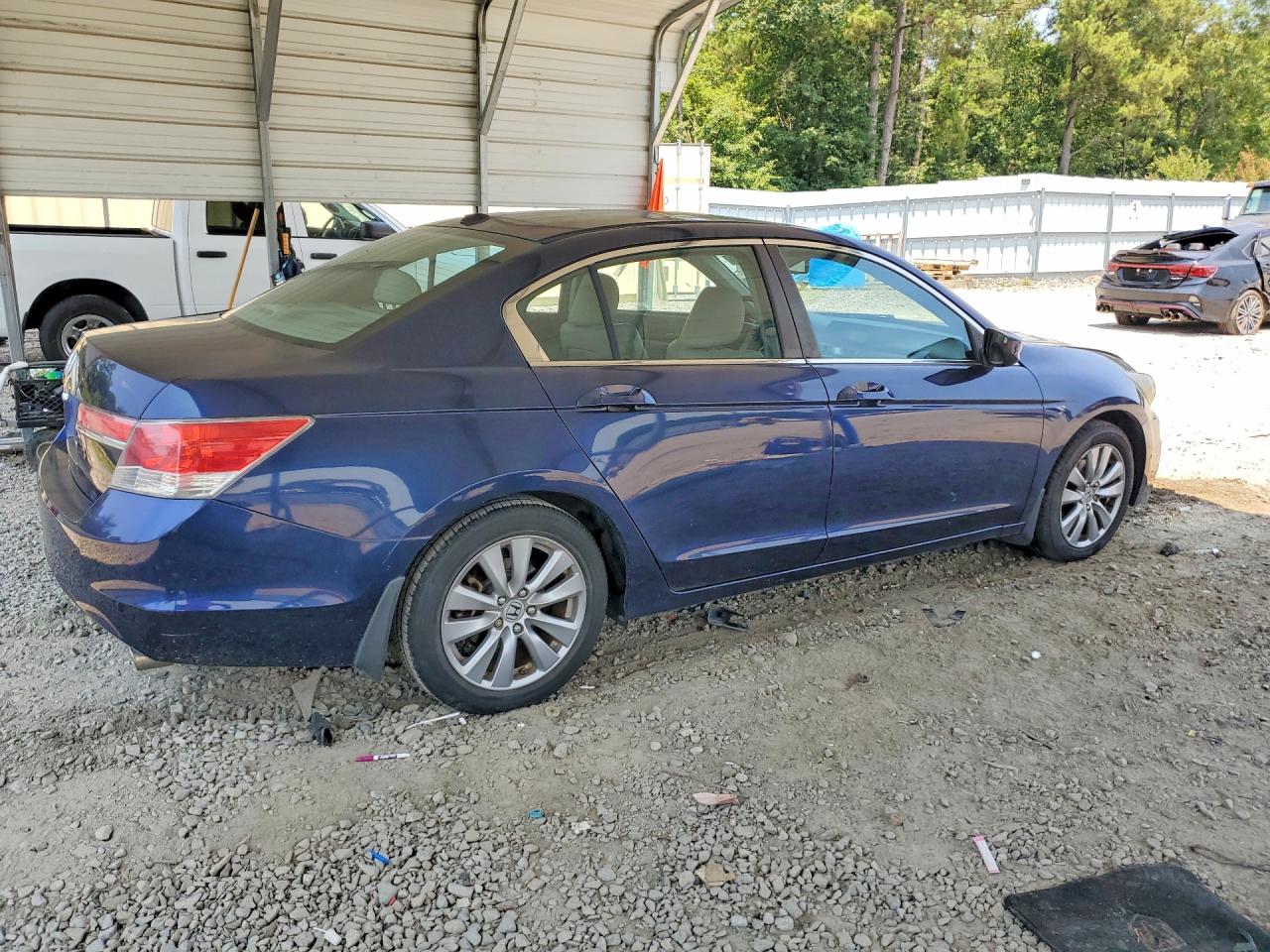 2012 Honda Accord Exl Blue vin: 1HGCP2F85CA116554