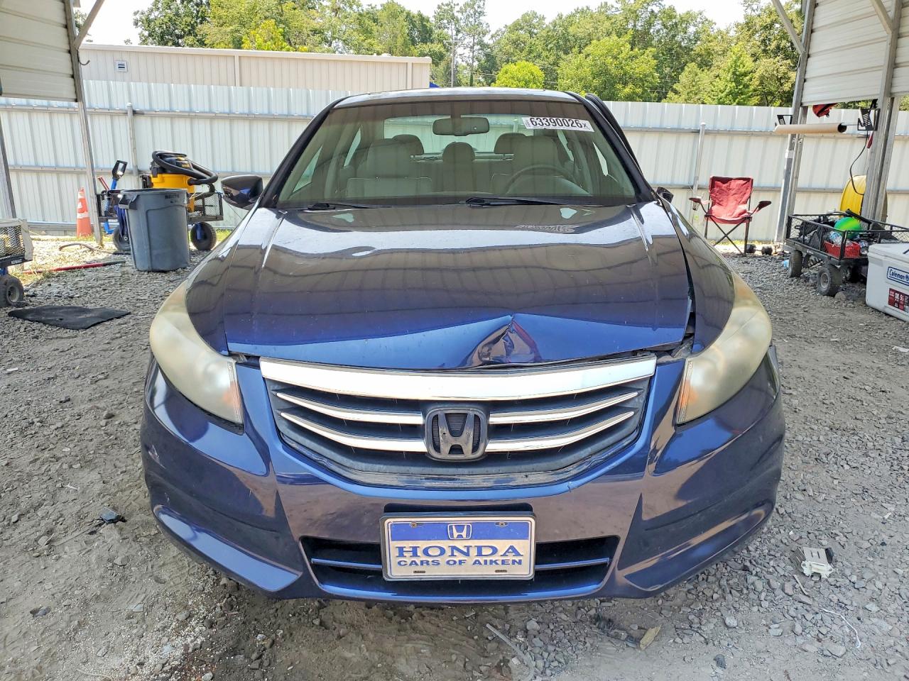 2012 Honda Accord Exl Blue vin: 1HGCP2F85CA116554