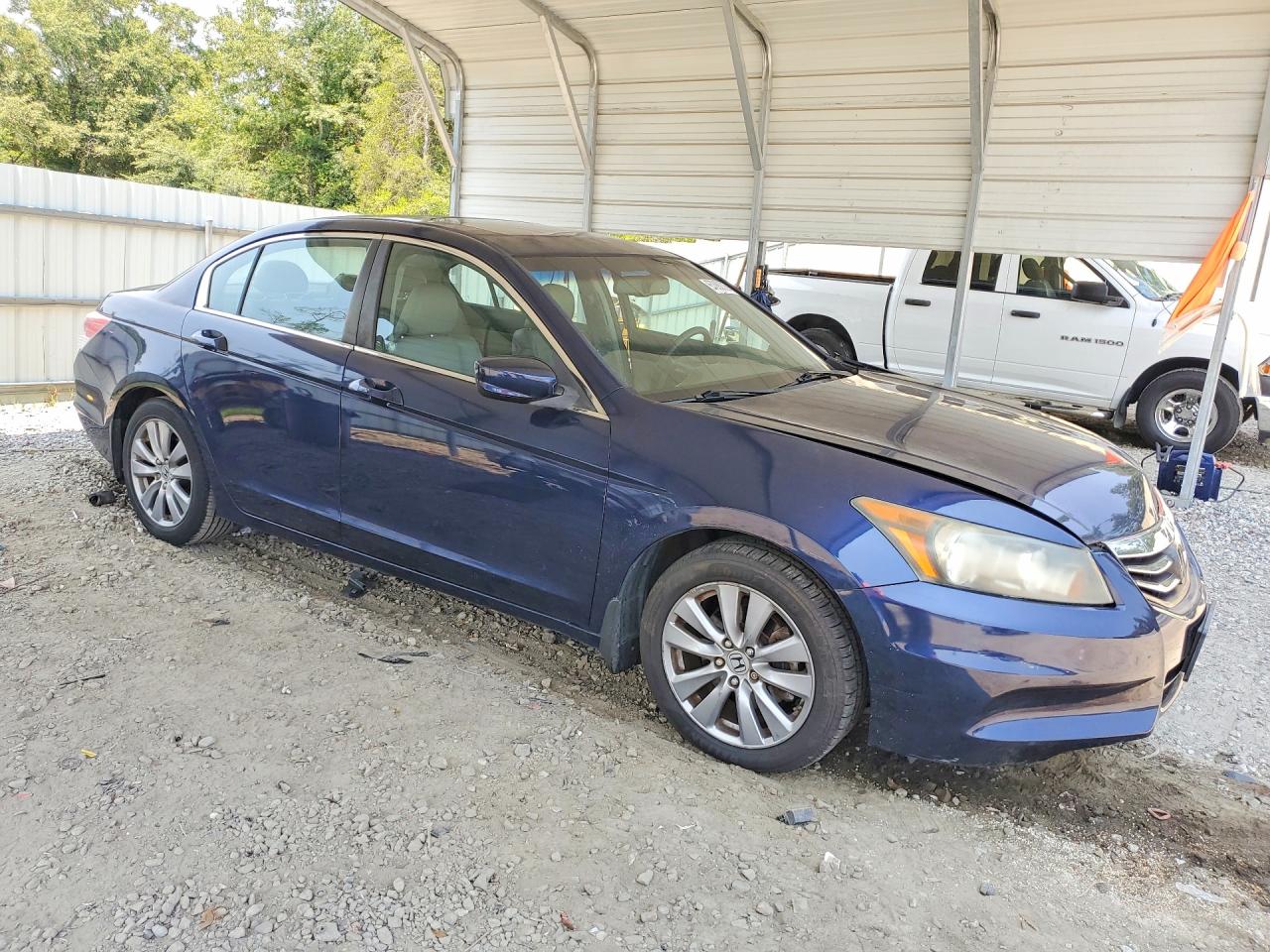 2012 Honda Accord Exl Blue vin: 1HGCP2F85CA116554