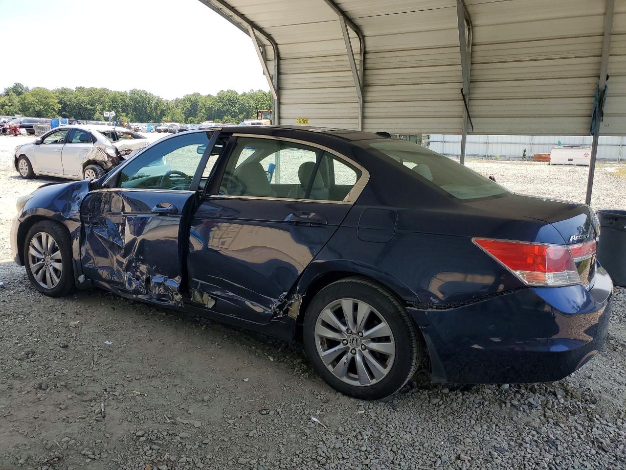 2012 Honda Accord Exl Blue vin: 1HGCP2F85CA116554