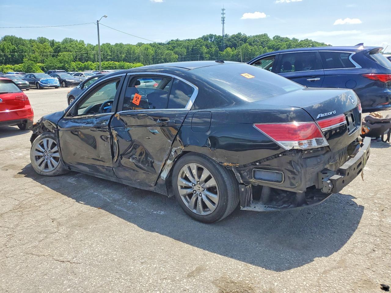 2012 Honda Accord Exl Black vin: 1HGCP2F85CA120152