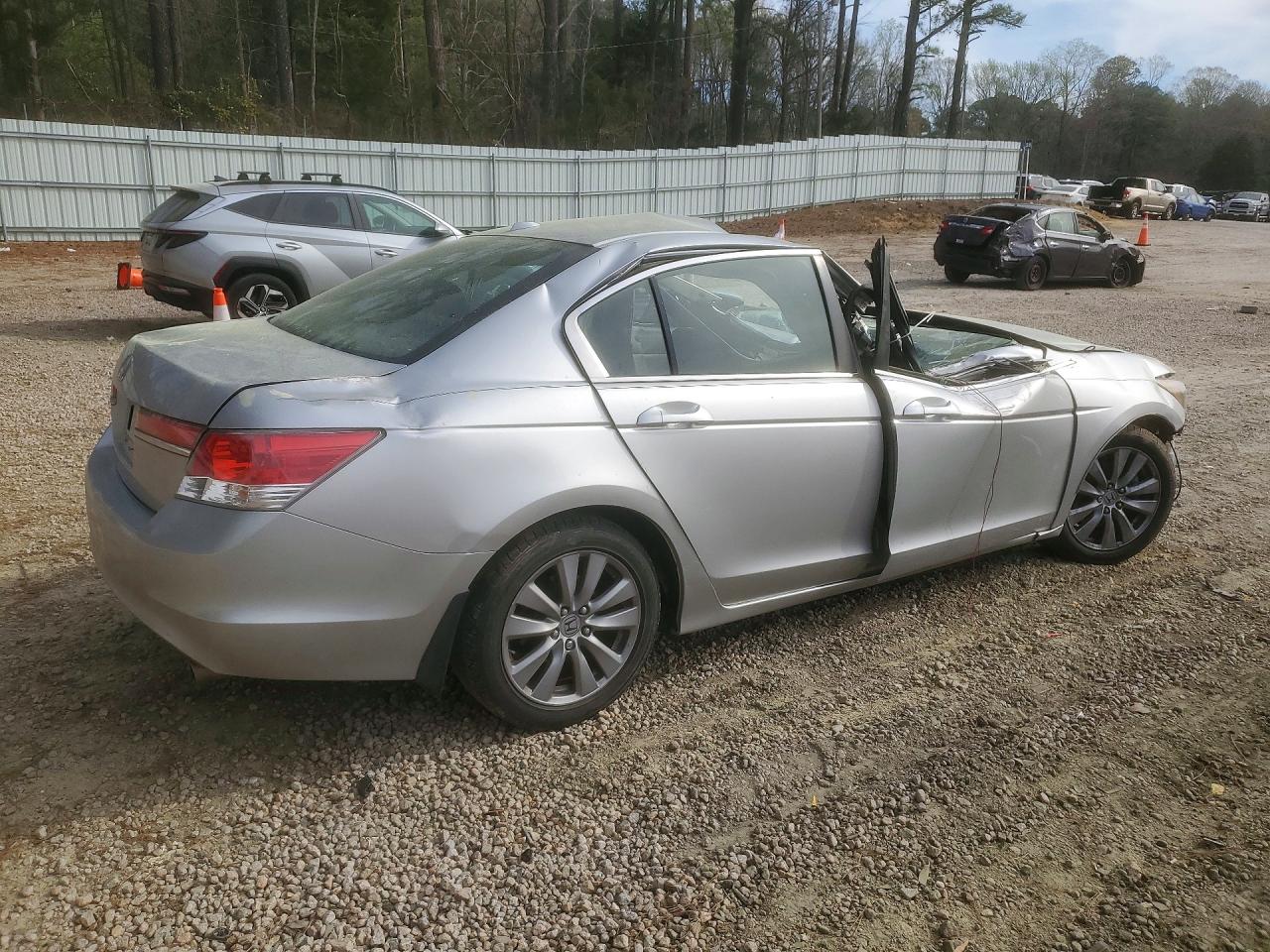 2012 Honda Accord Exl Silver vin: 1HGCP2F85CA120913