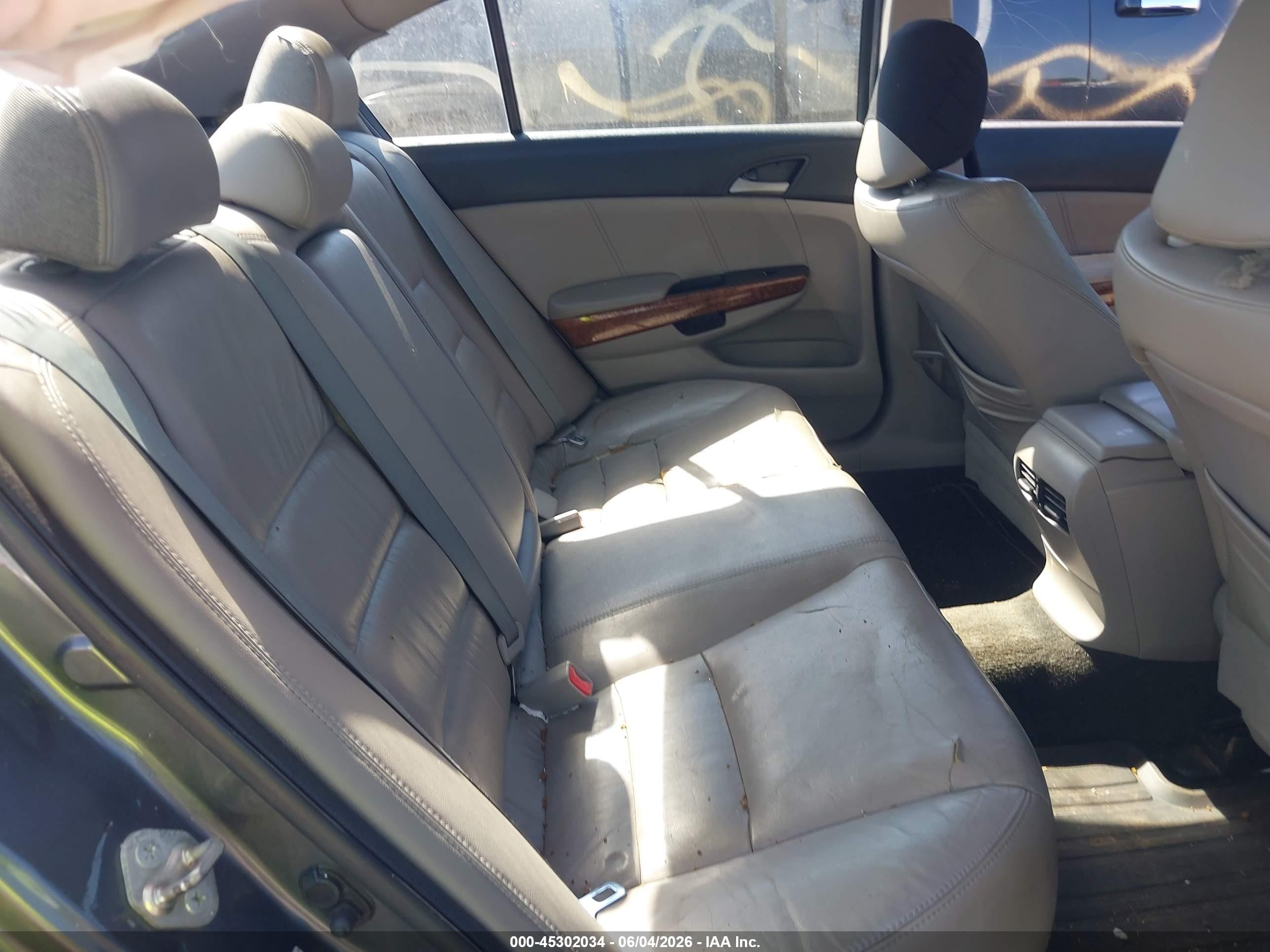 2012 Honda Accord 2.4 Ex-l Gray vin: 1HGCP2F85CA173059