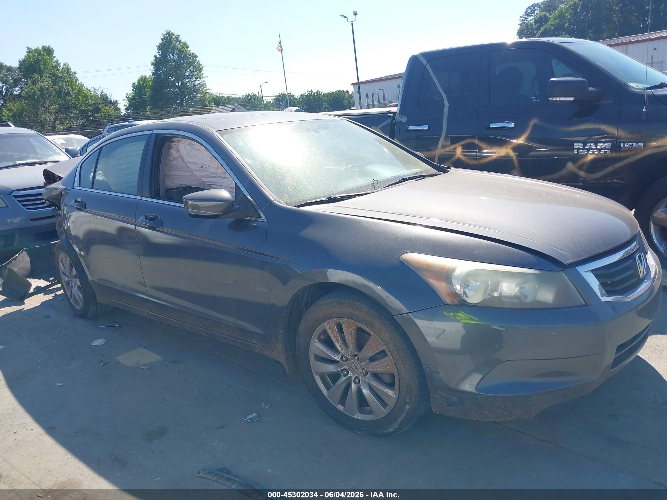 2012 Honda Accord 2.4 Ex-l Gray vin: 1HGCP2F85CA173059