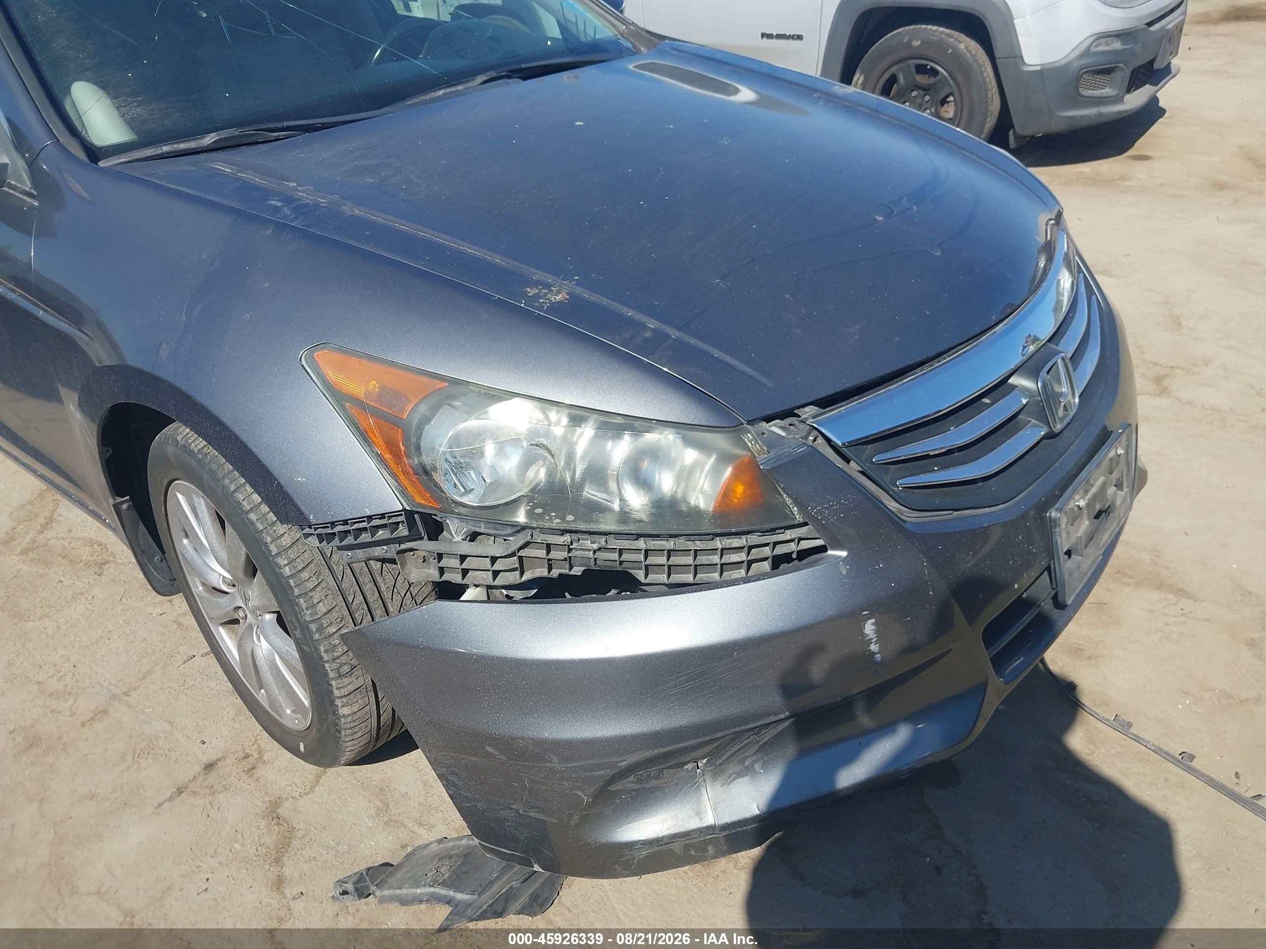2012 Honda Accord 2.4 Ex-l Gray vin: 1HGCP2F85CA199578