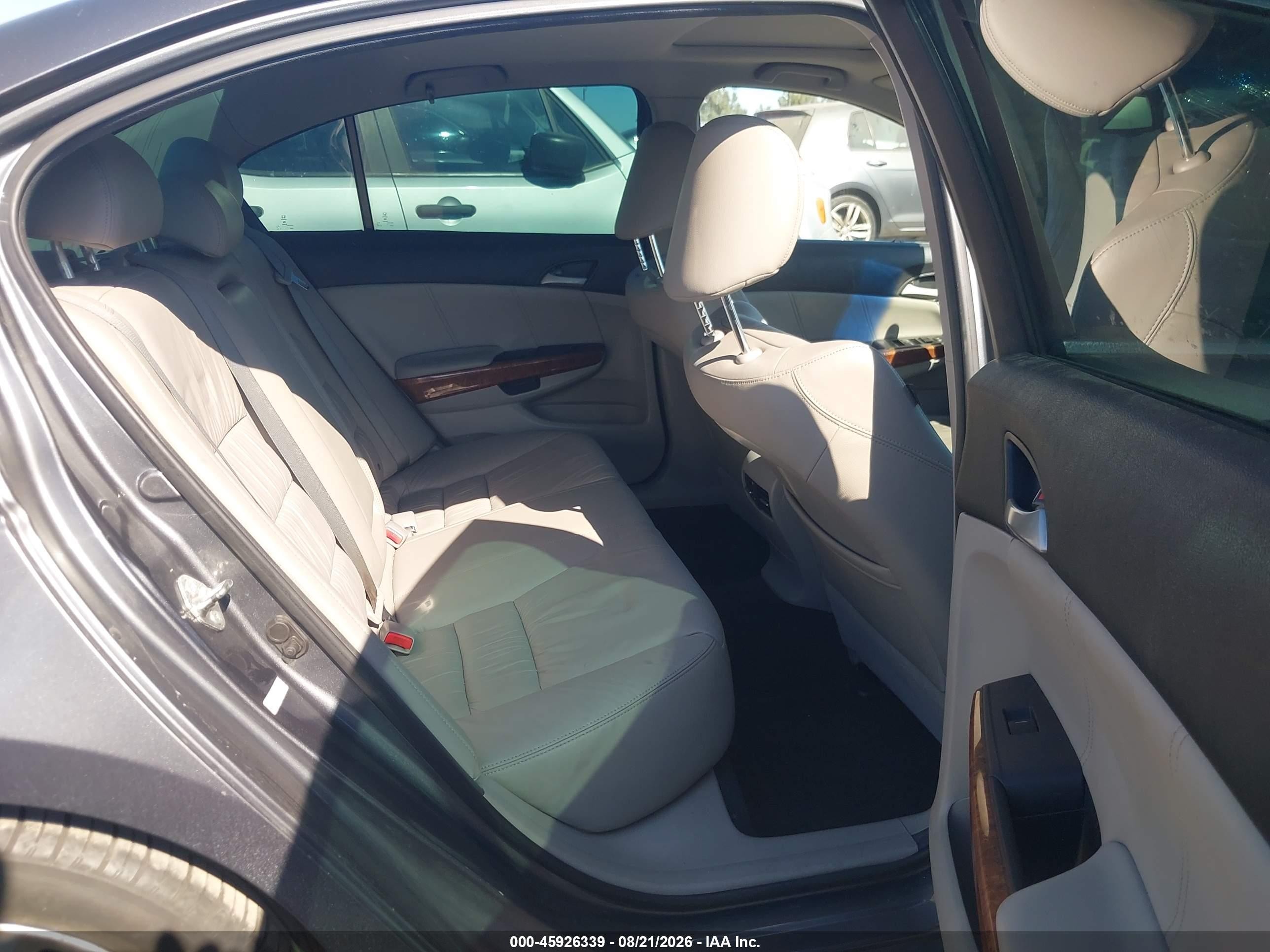2012 Honda Accord 2.4 Ex-l Gray vin: 1HGCP2F85CA199578