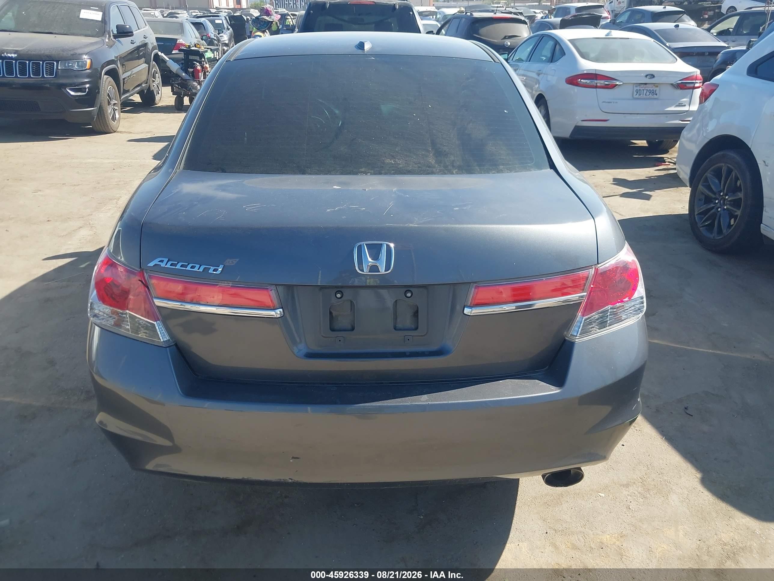 2012 Honda Accord 2.4 Ex-l Gray vin: 1HGCP2F85CA199578