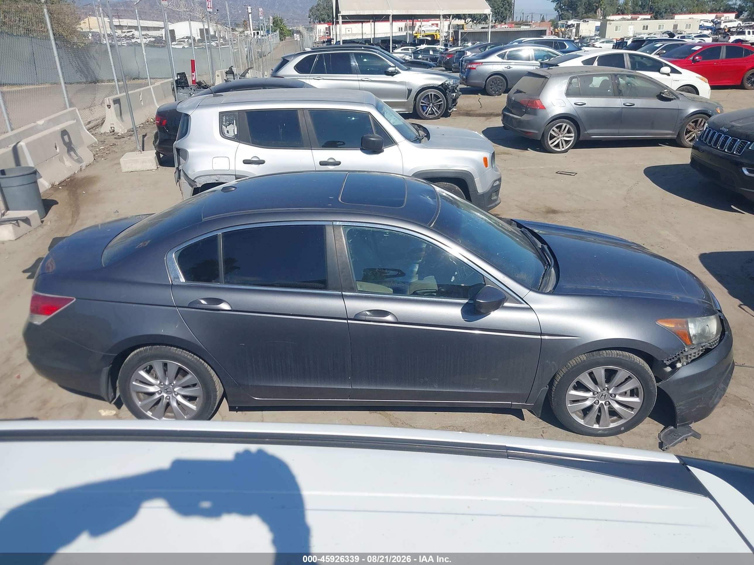 2012 Honda Accord 2.4 Ex-l Gray vin: 1HGCP2F85CA199578