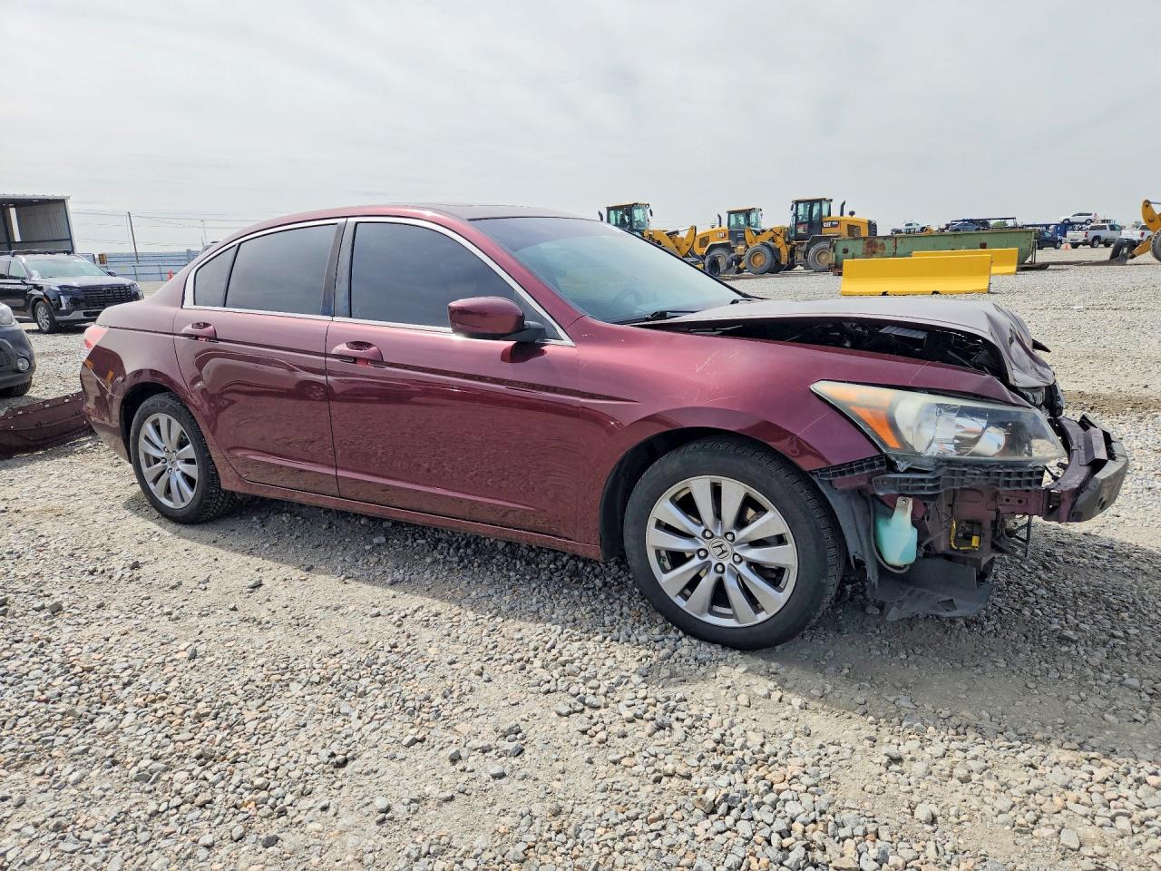 2012 Honda Accord Exl Burgundy vin: 1HGCP2F85CA201197