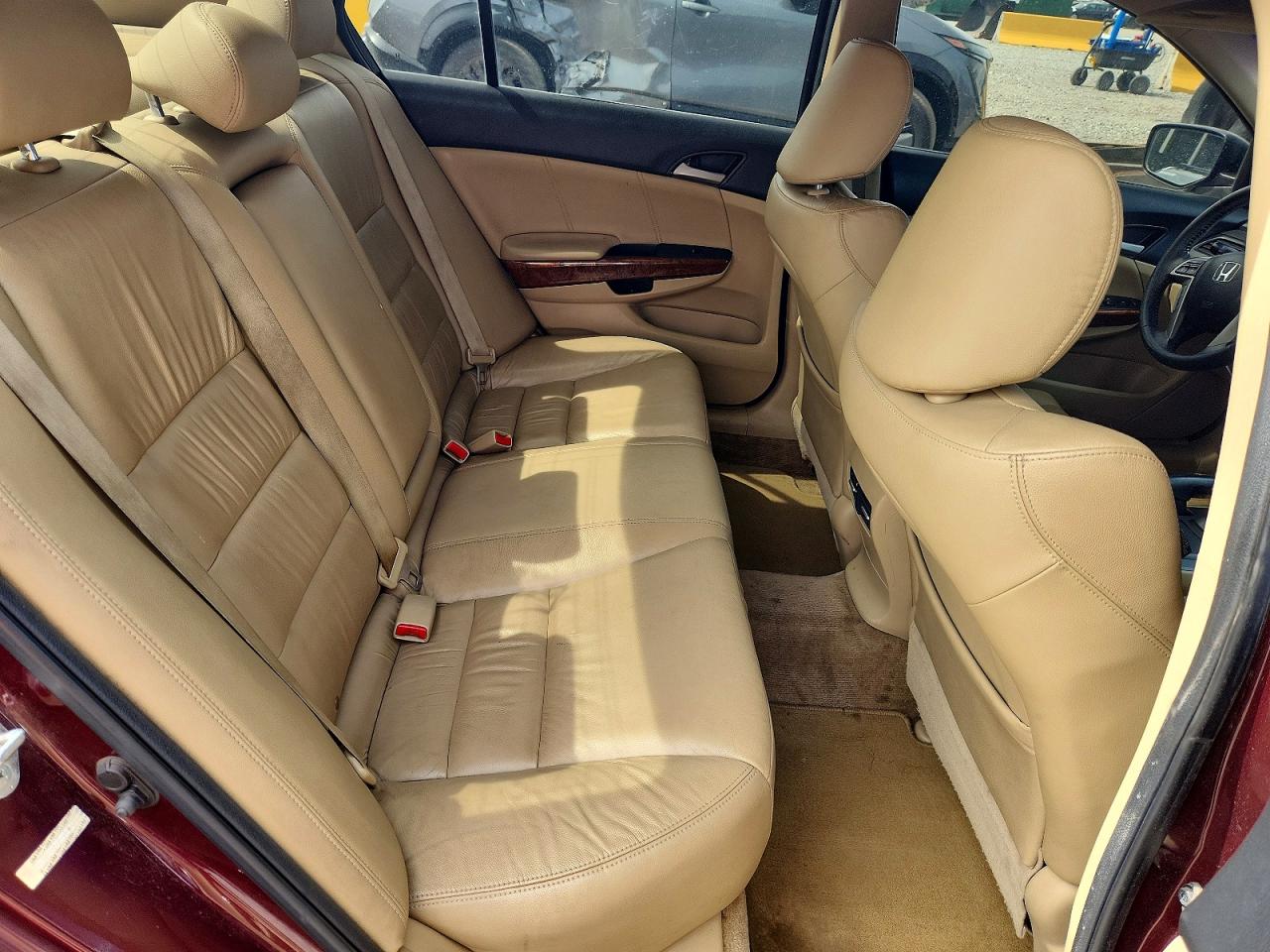 2012 Honda Accord Exl Burgundy vin: 1HGCP2F85CA201197