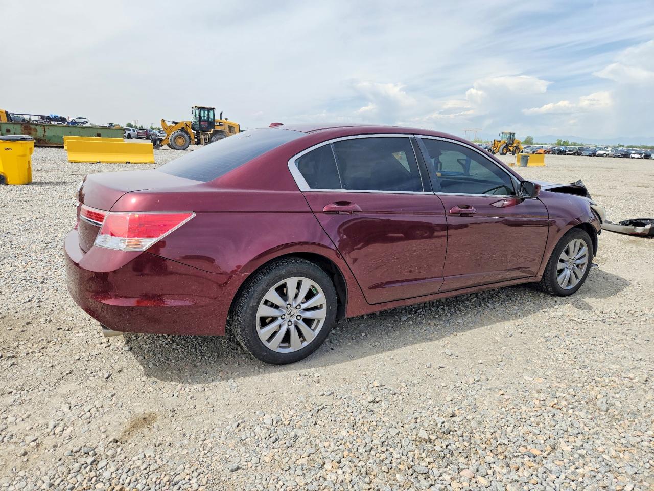 2012 Honda Accord Exl Burgundy vin: 1HGCP2F85CA201197