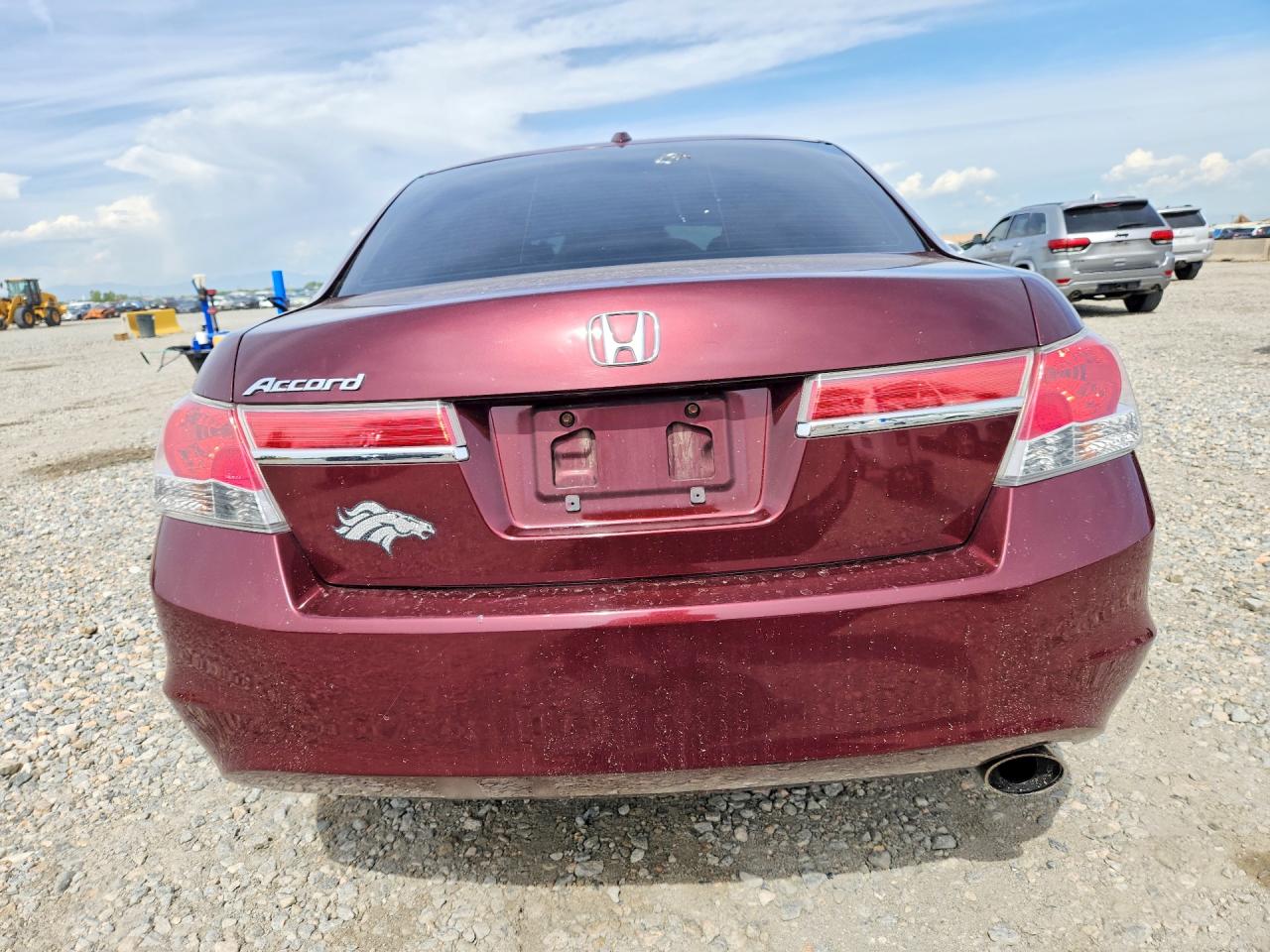 2012 Honda Accord Exl Burgundy vin: 1HGCP2F85CA201197