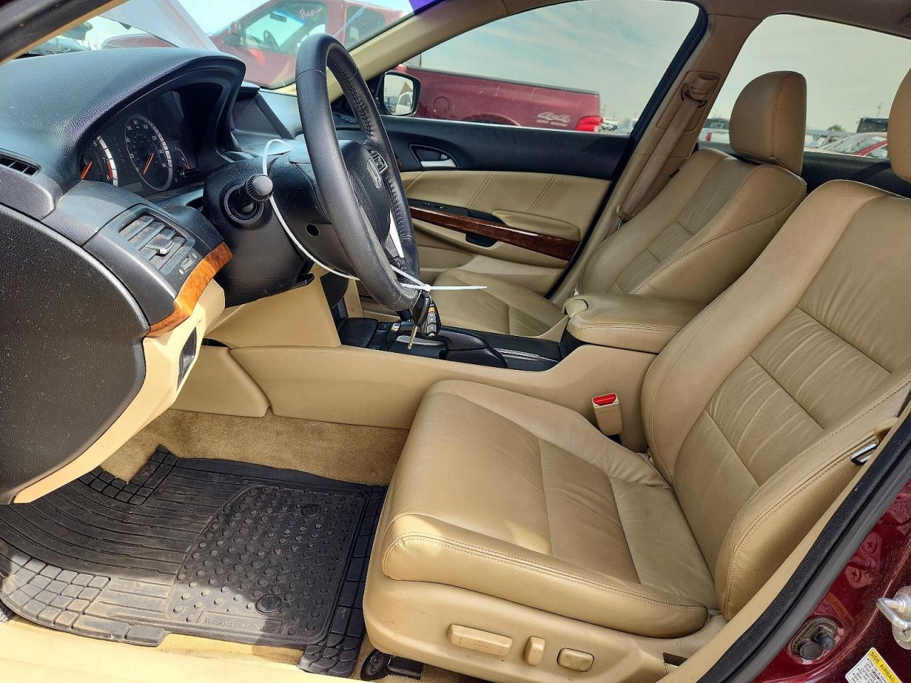 2012 Honda Accord Exl Burgundy vin: 1HGCP2F85CA201197