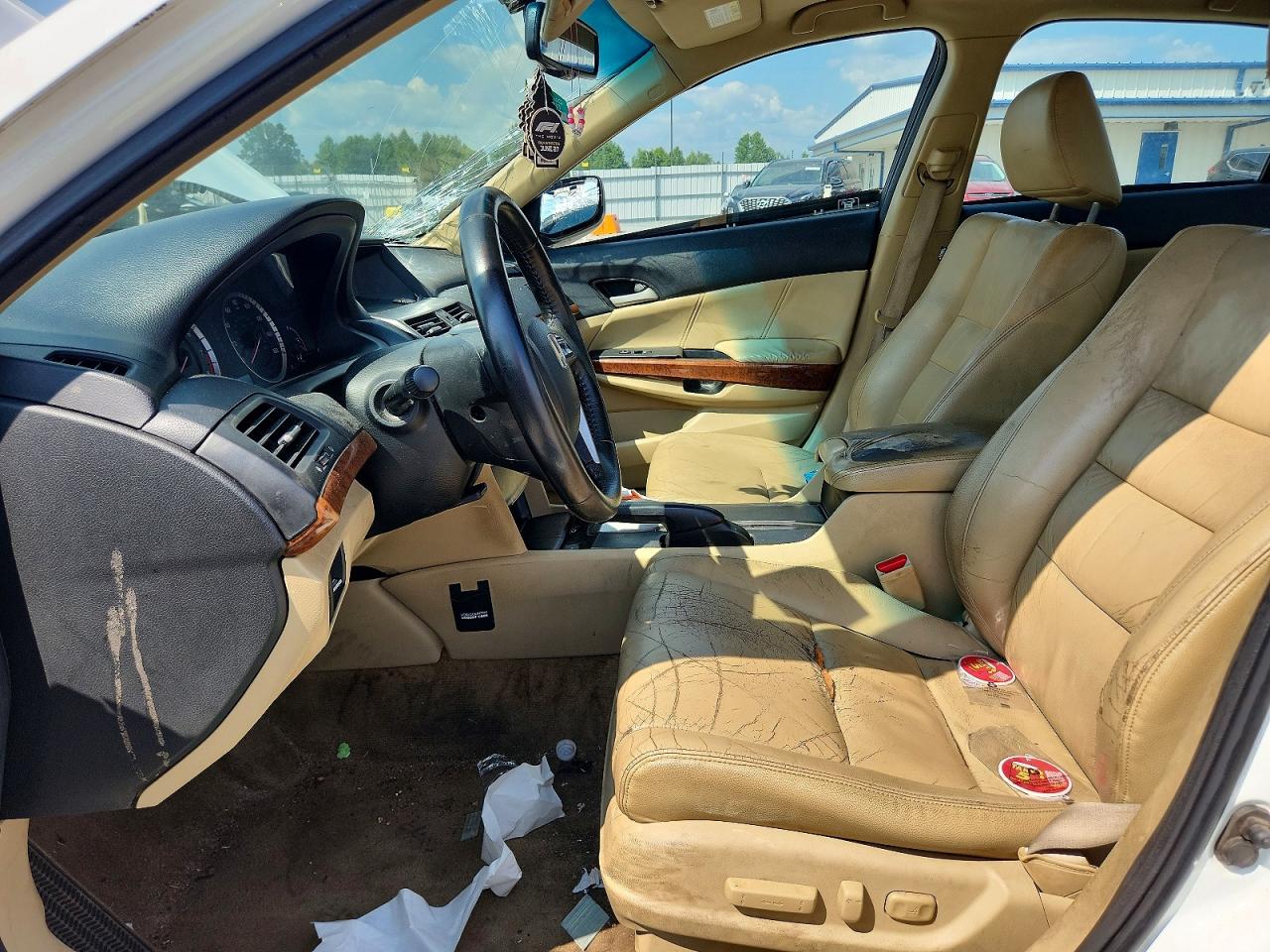 2012 Honda Accord Exl Белый vin: 1HGCP2F85CA218503